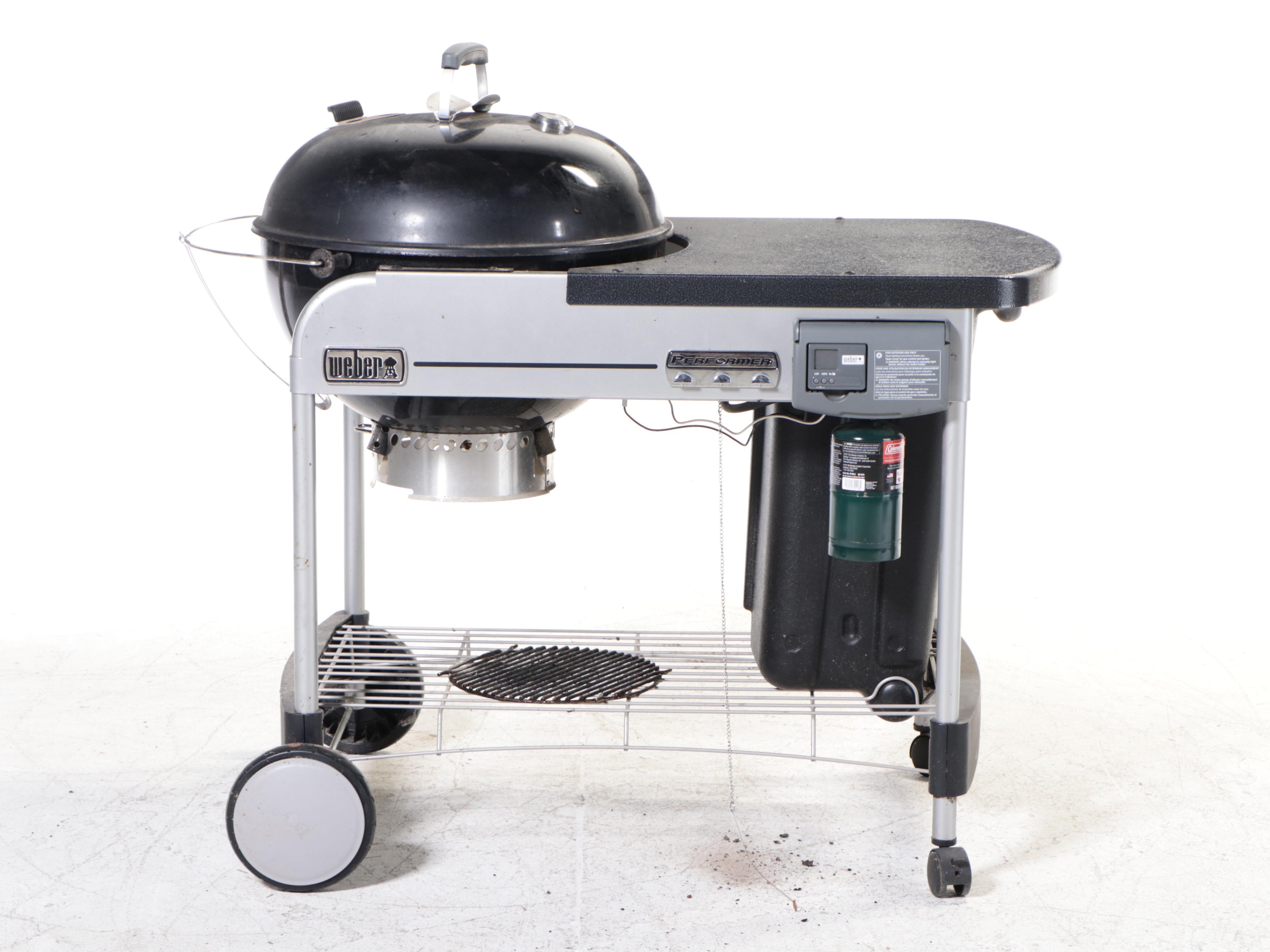 Weber Performer Charcoal Grill with Propane Ignition and Cover