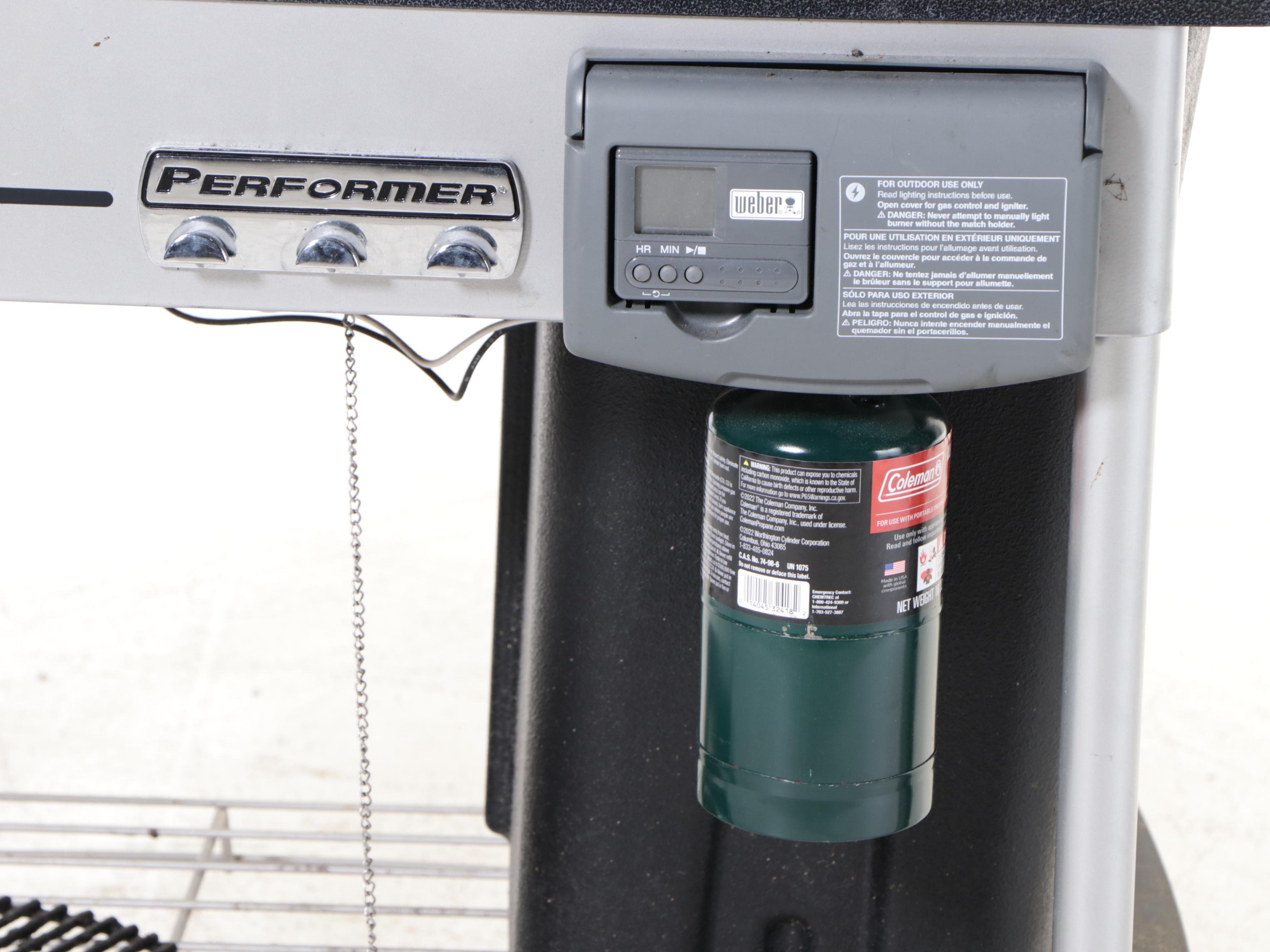 Weber Performer Charcoal Grill with Propane Ignition and Cover