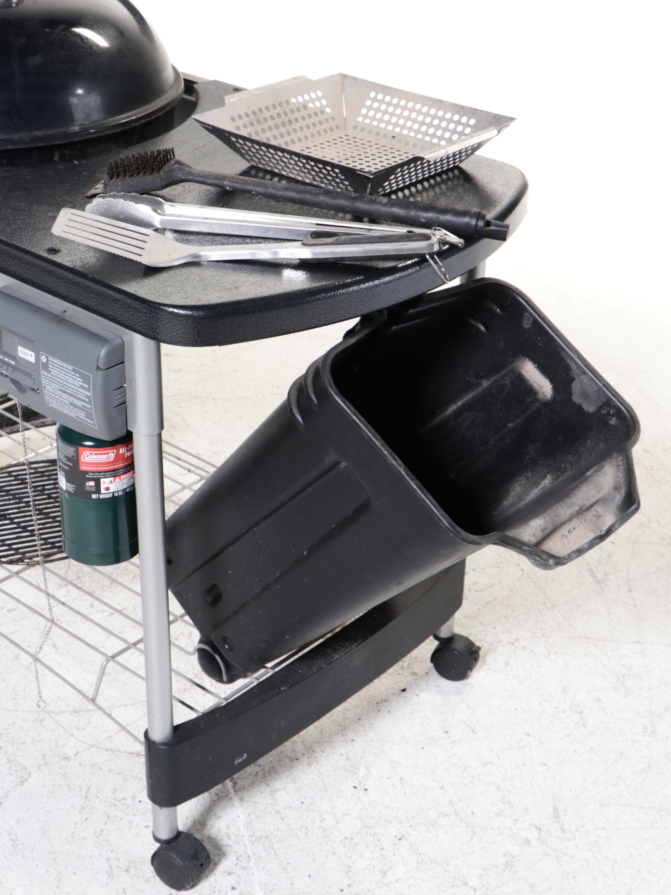 Weber Performer Charcoal Grill with Propane Ignition and Cover