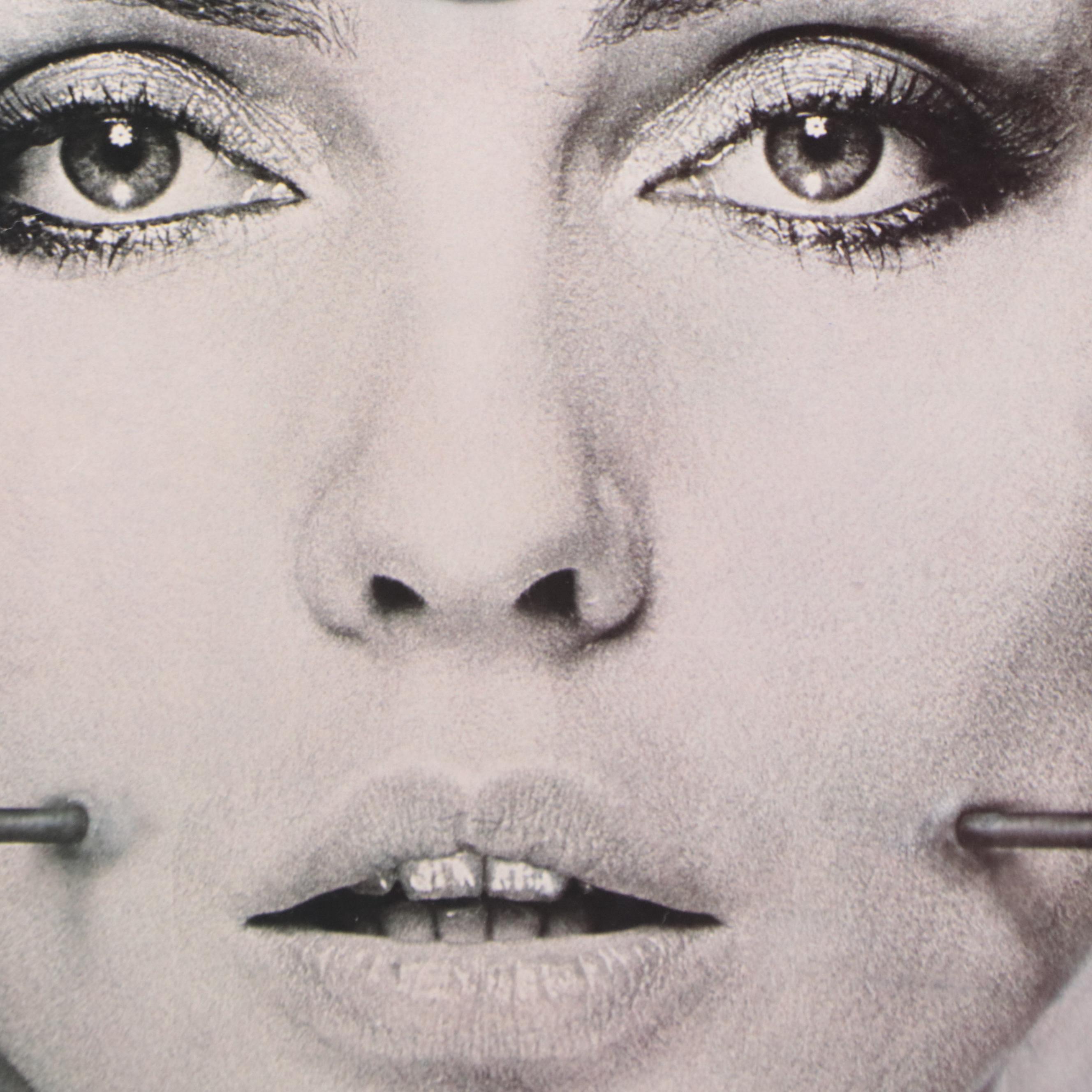 Offset Lithograph Poster of Debbie Harry Album Cover After H.R. Giger