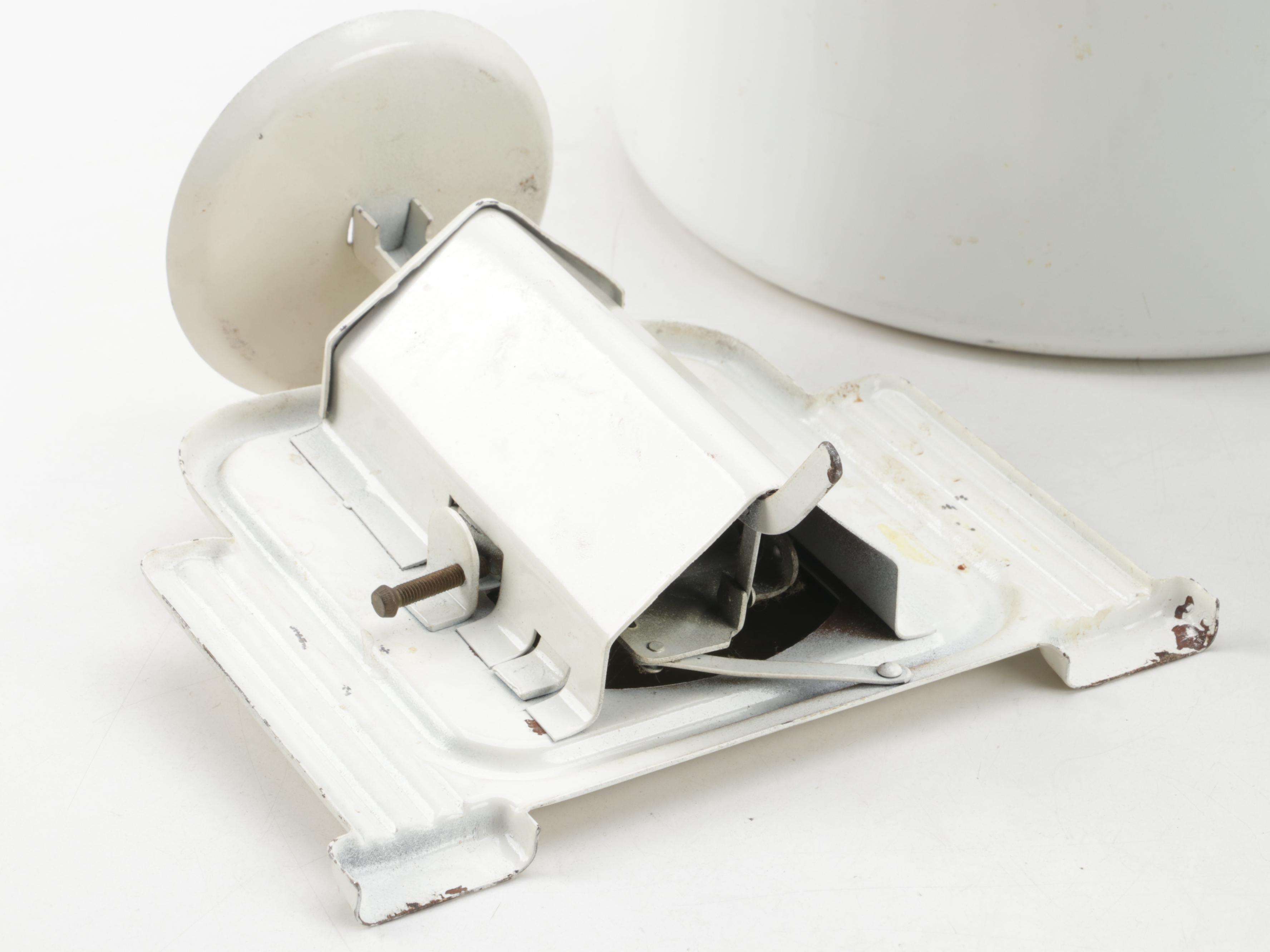 Enameled Metal Pots, Scale, Plate, Mixer and More