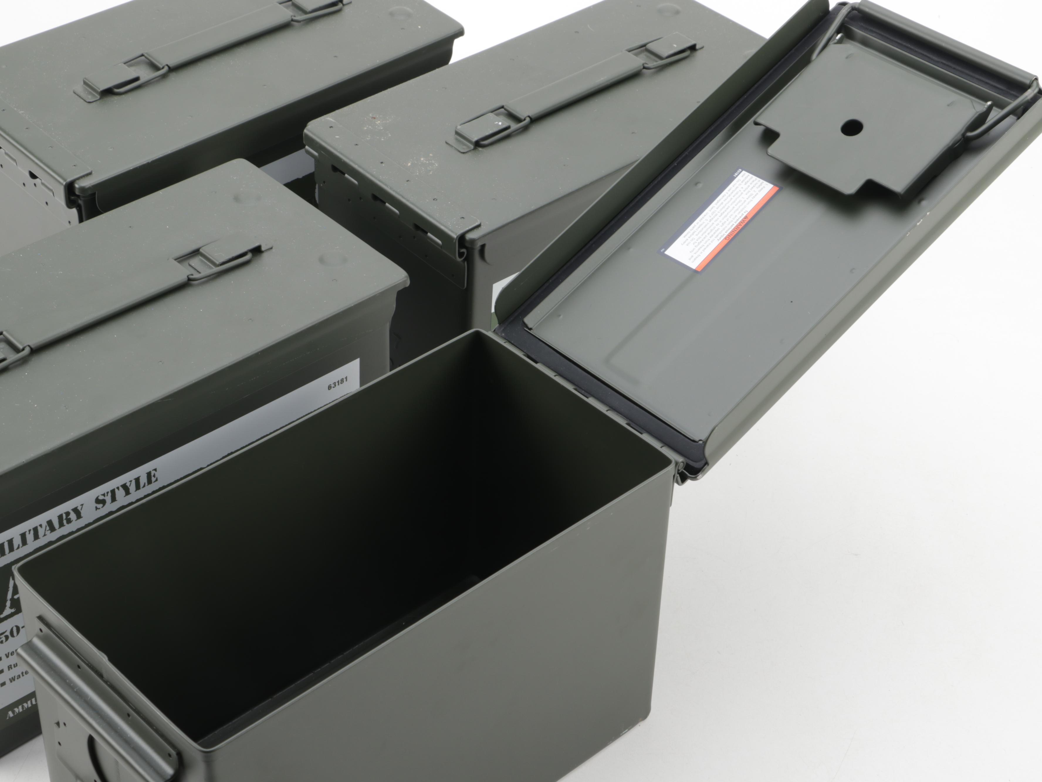 Harbor Freight Military Style M2A1 Ammunition Cans EBTH