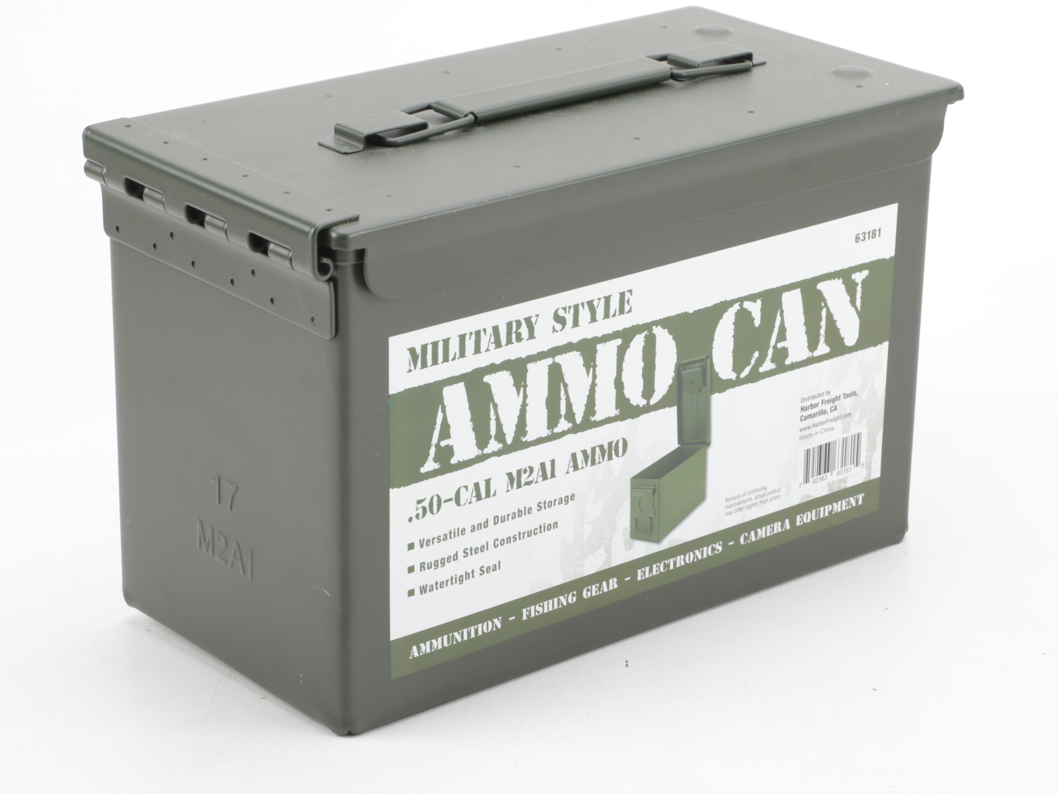 Harbor Freight Military Style M2A1 Ammunition Cans