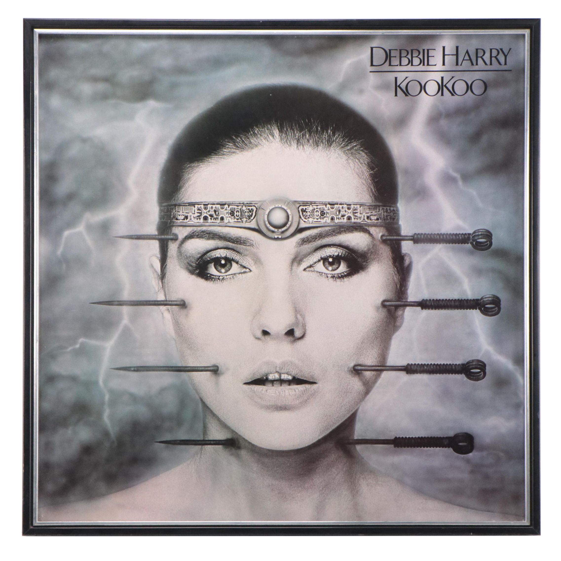 Offset Lithograph Poster of Debbie Harry Album Cover After H.R. Giger