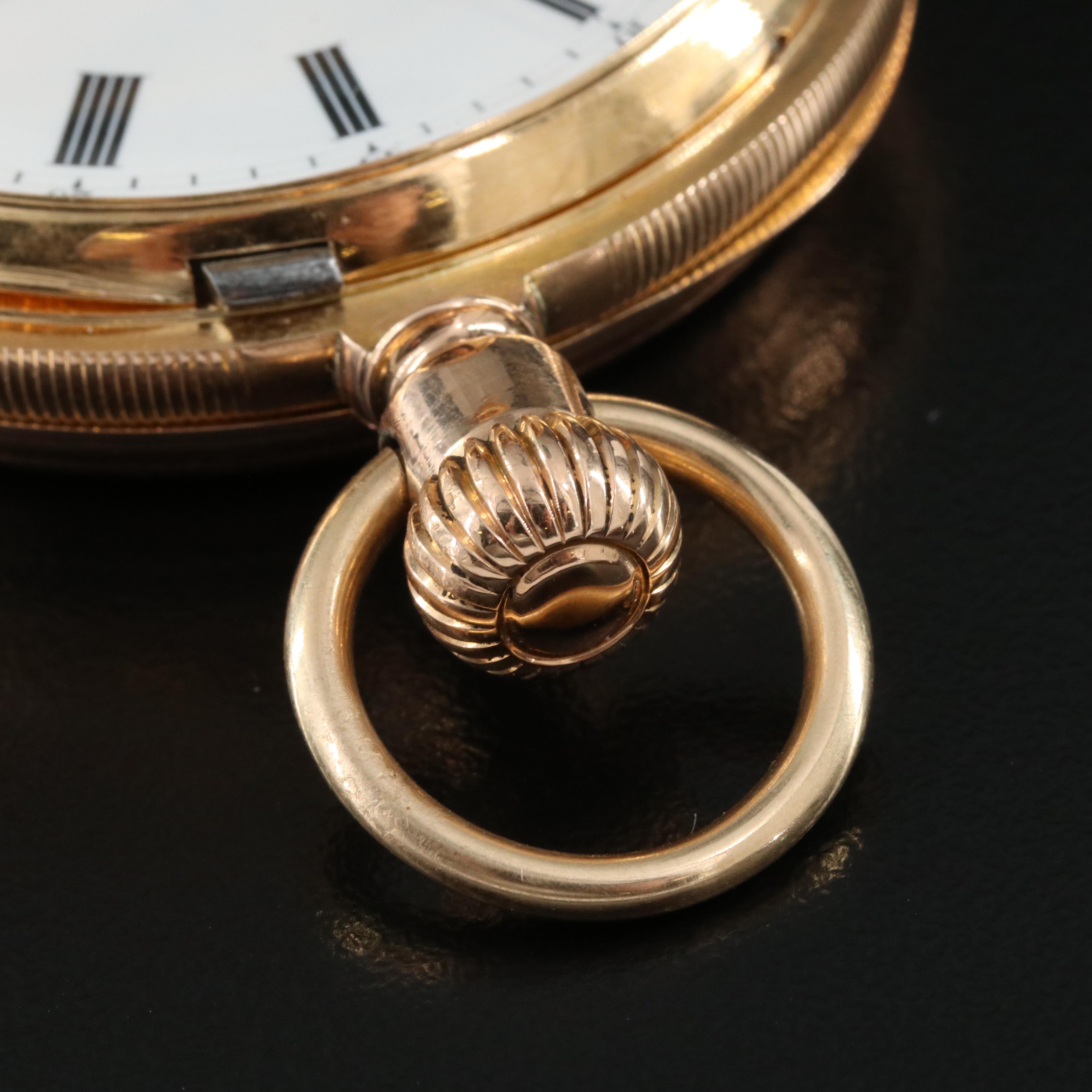 18K Patek Philippe Antique Hunting Case Pocket Watch