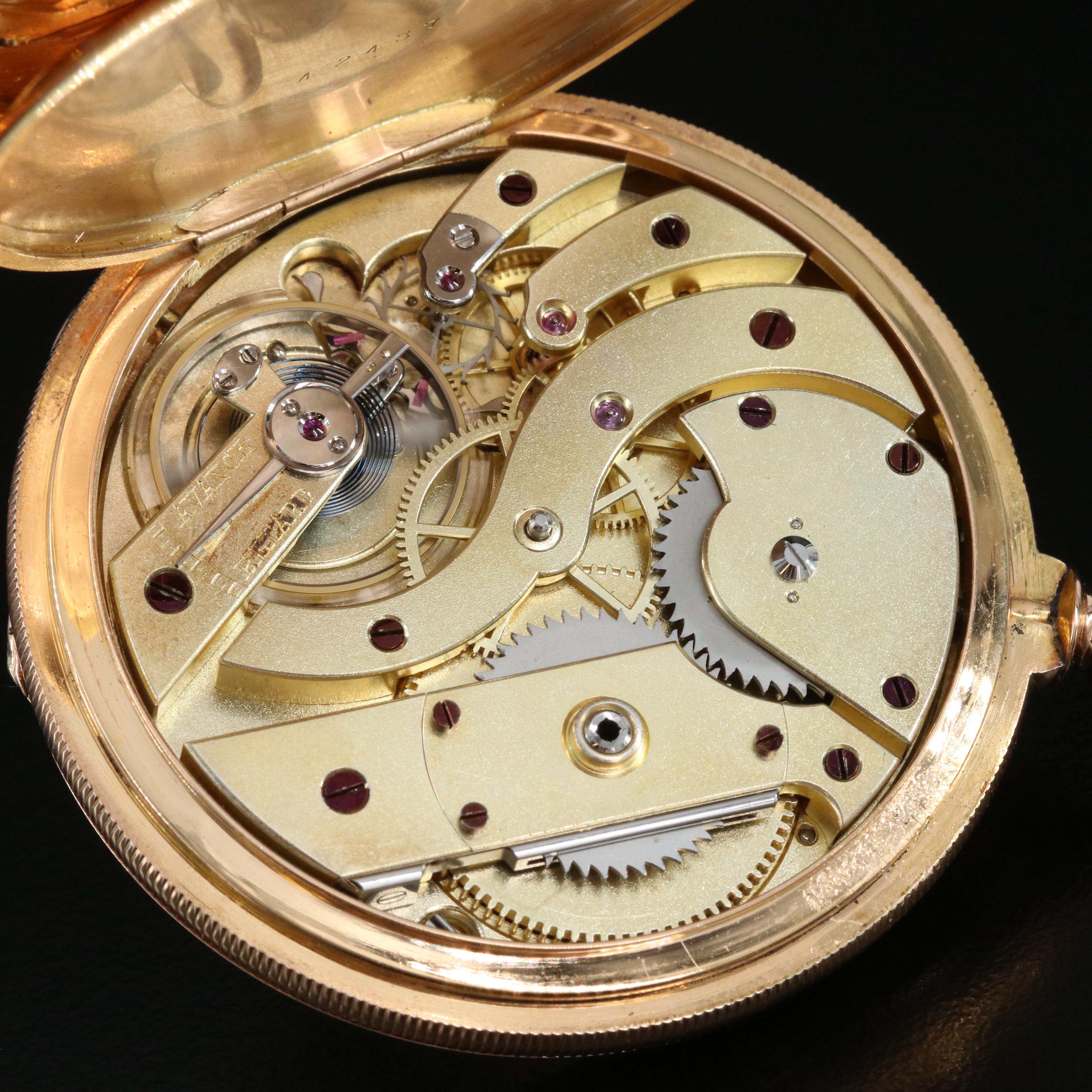 18K Patek Philippe Antique Hunting Case Pocket Watch