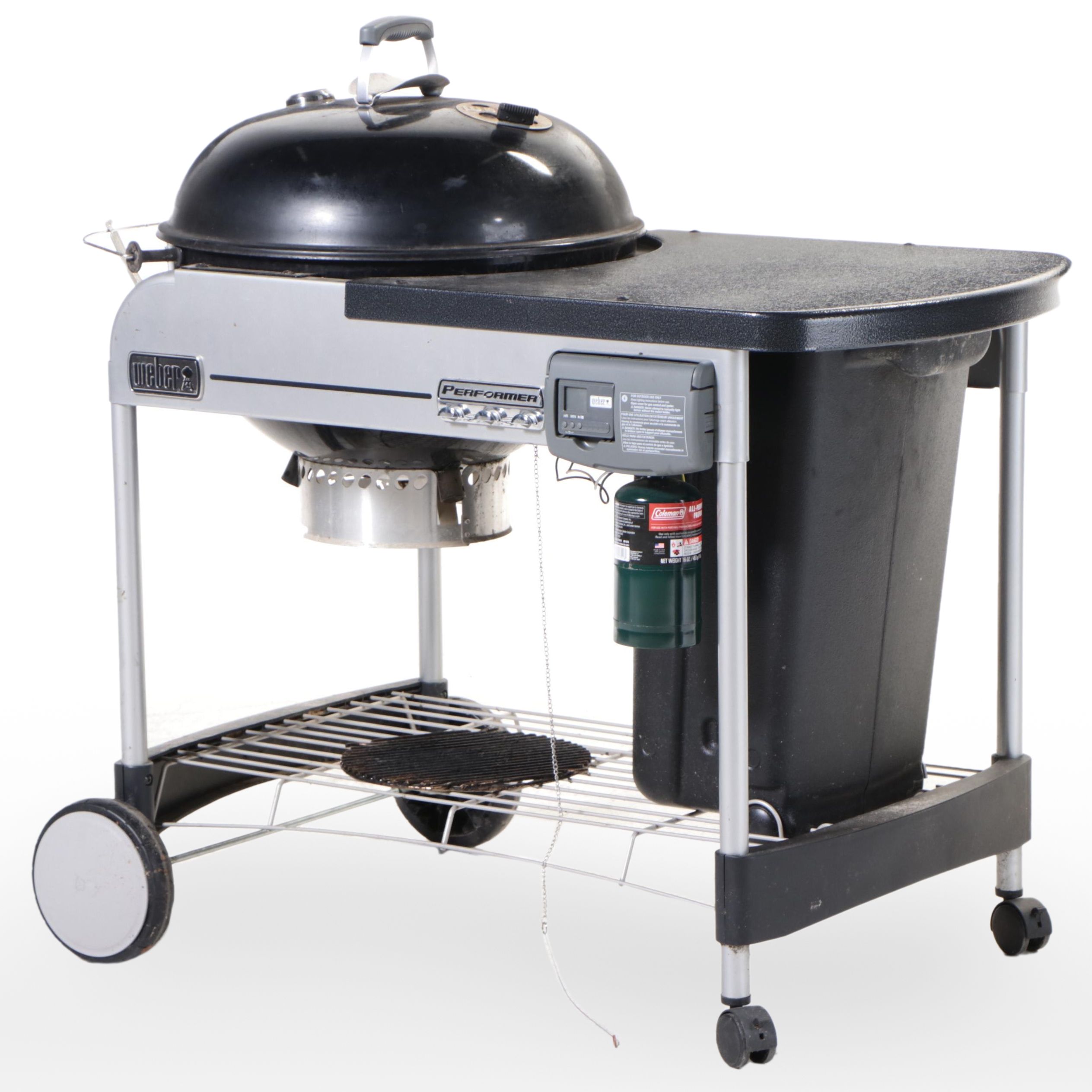 Weber Performer Charcoal Grill with Propane Ignition and Cover