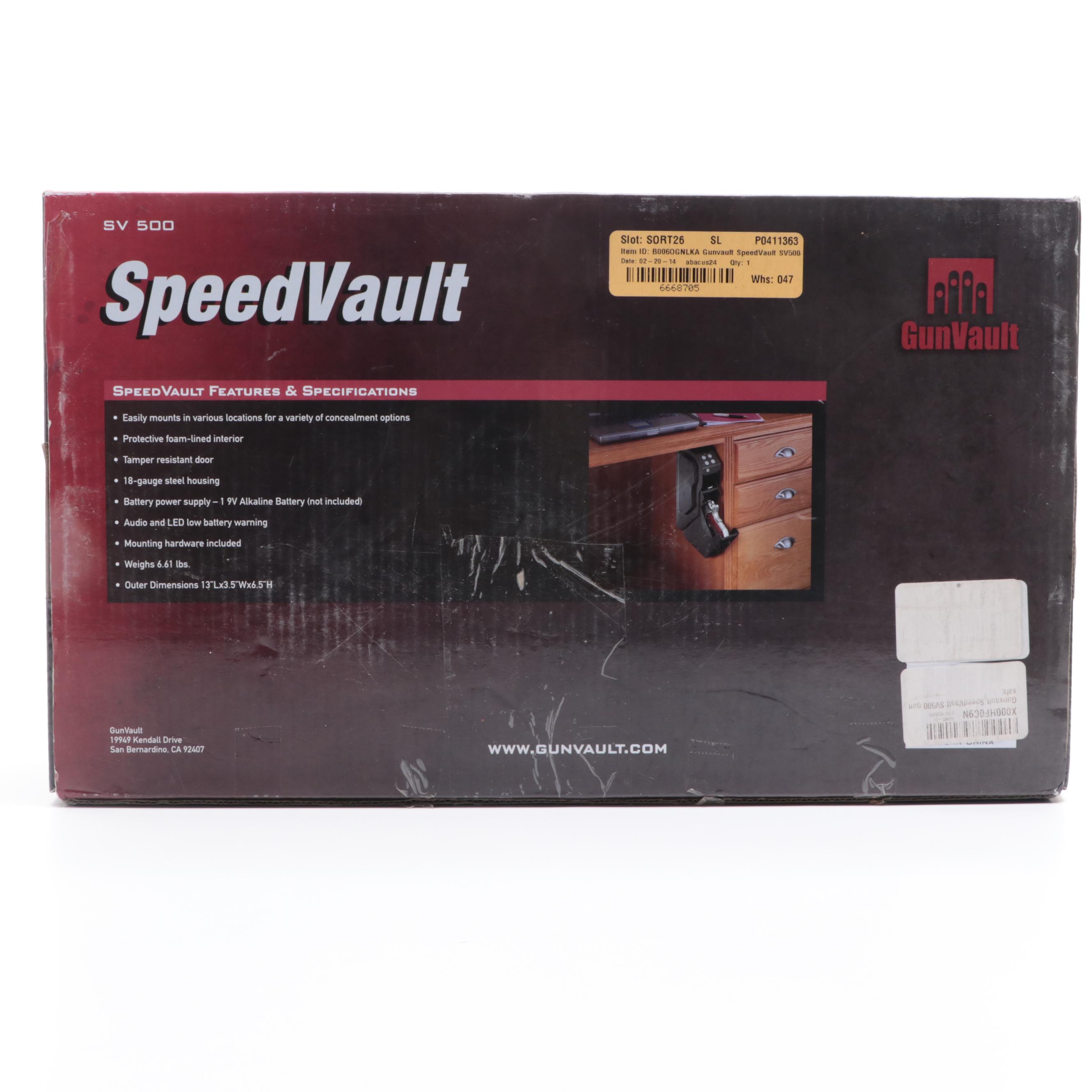 GunVault SpeedVault Handgun Safe