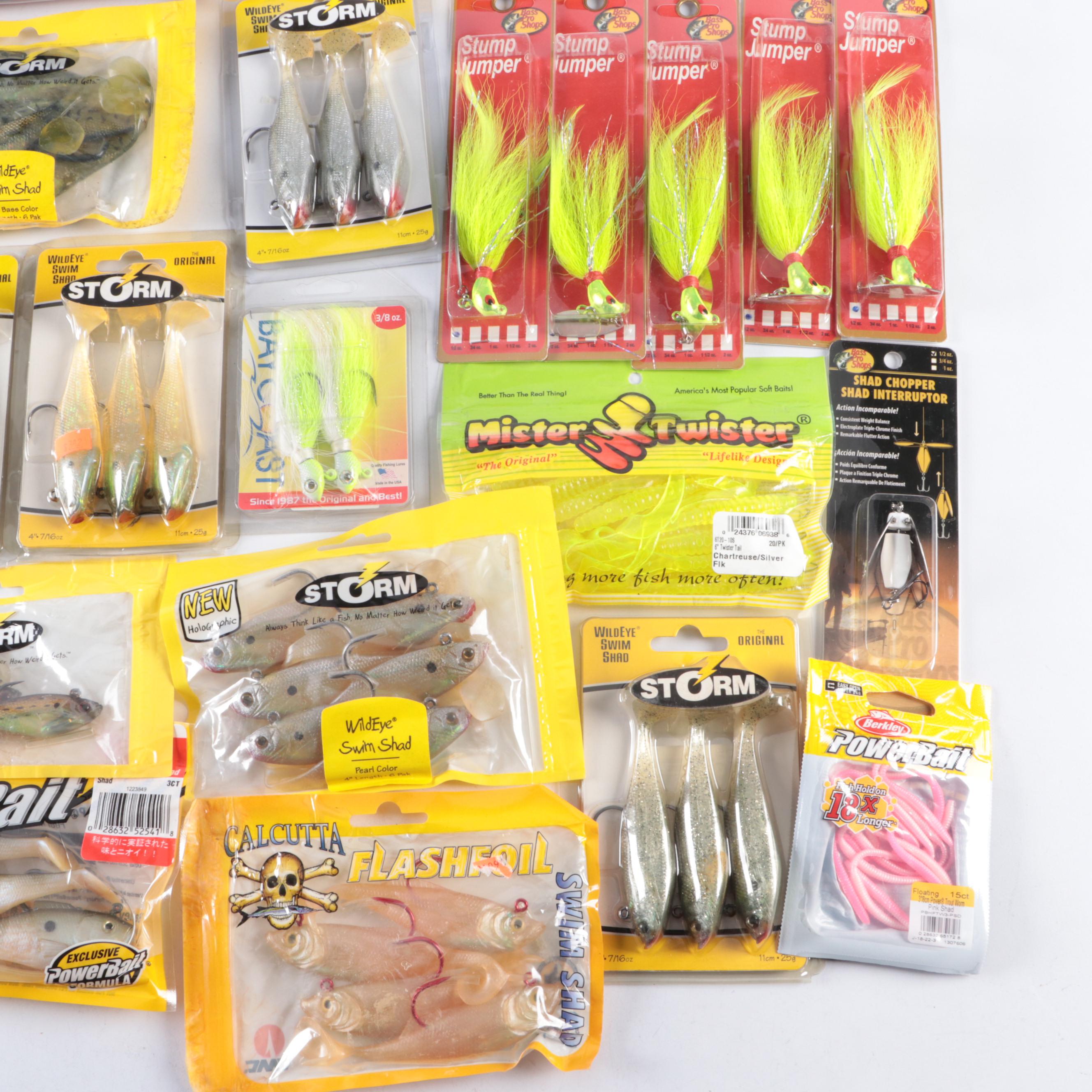 Bass Pro Shops, Storm Lures, Bay Coast with Other Fishing Lures and Power Baits