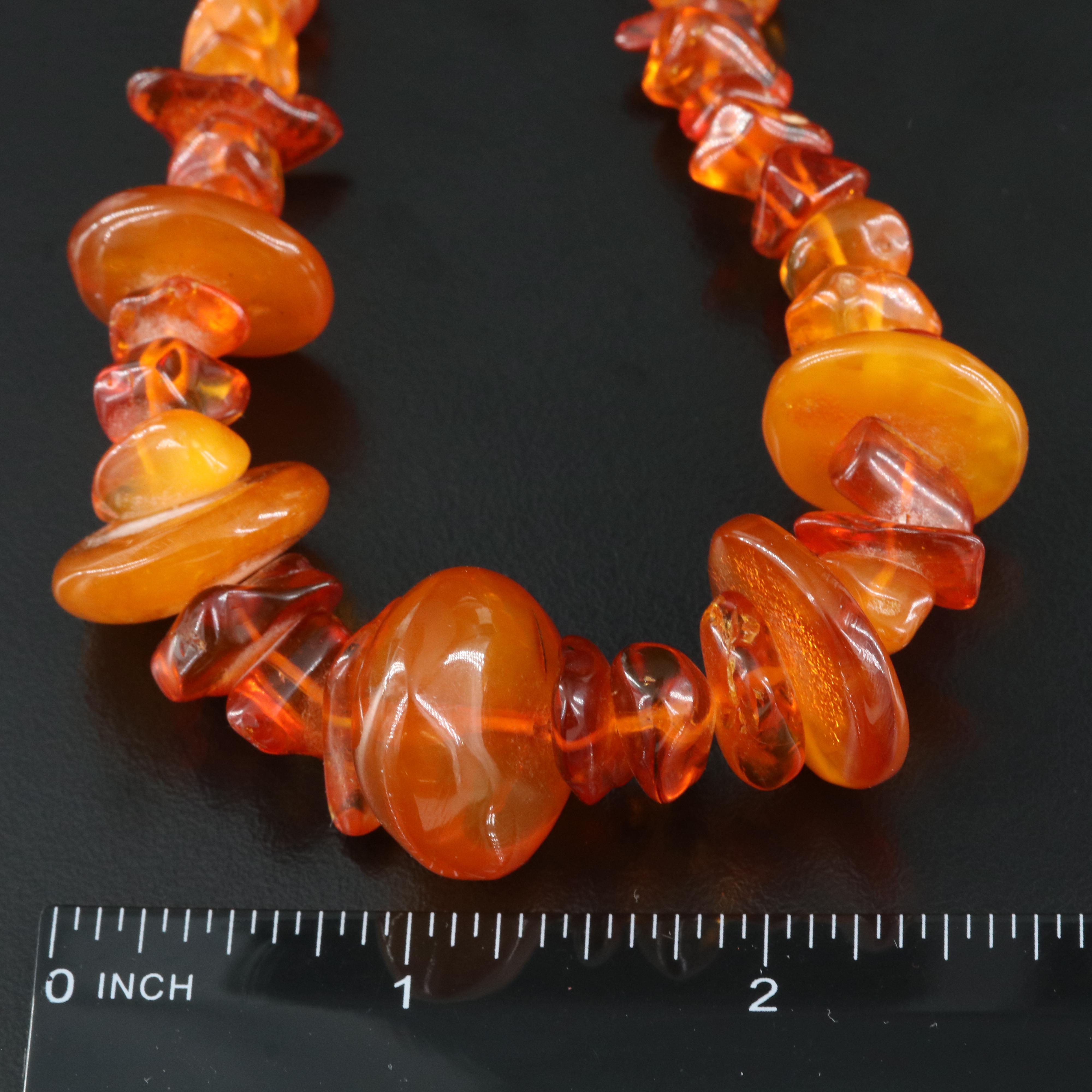 Amber Bead Necklaces