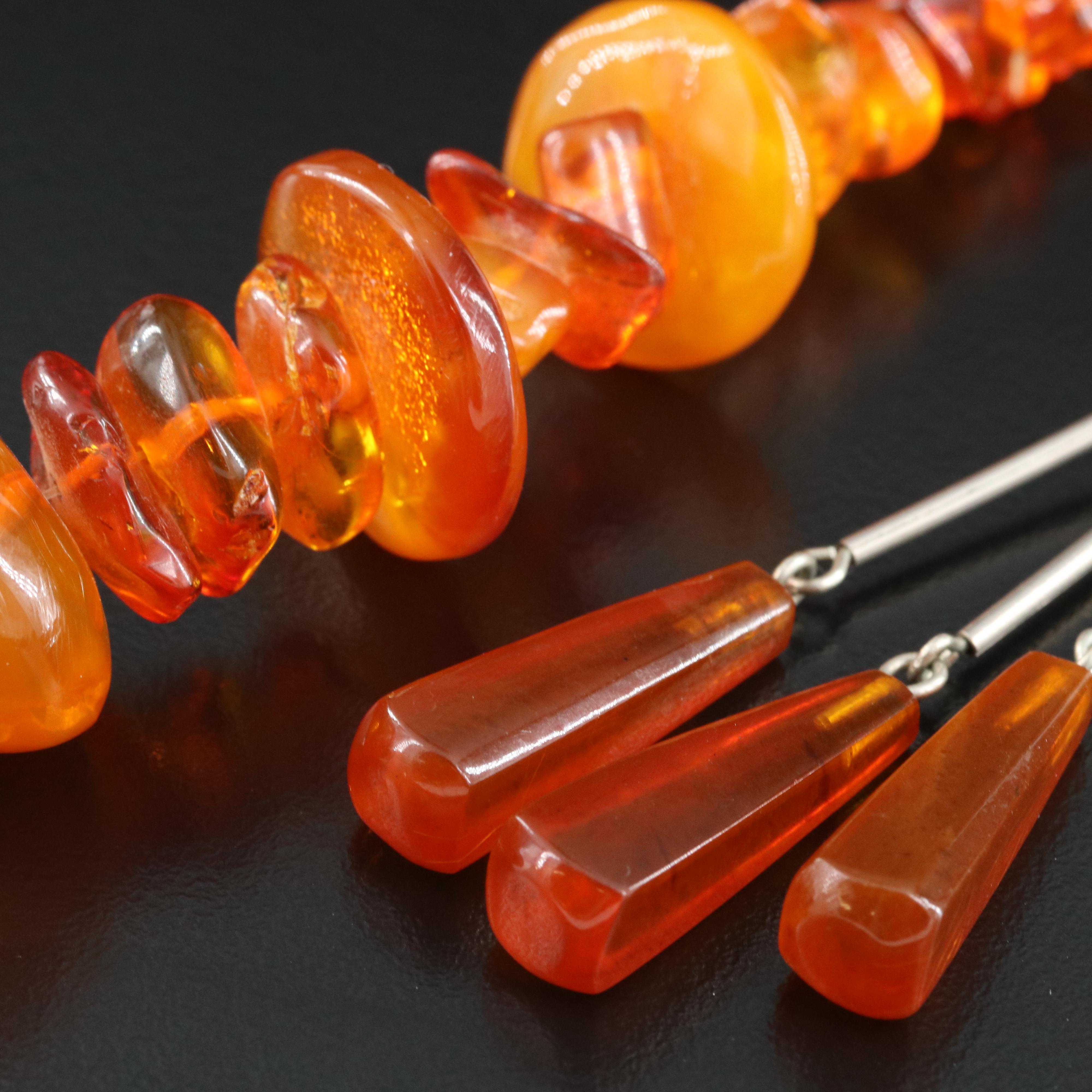 Amber Bead Necklaces