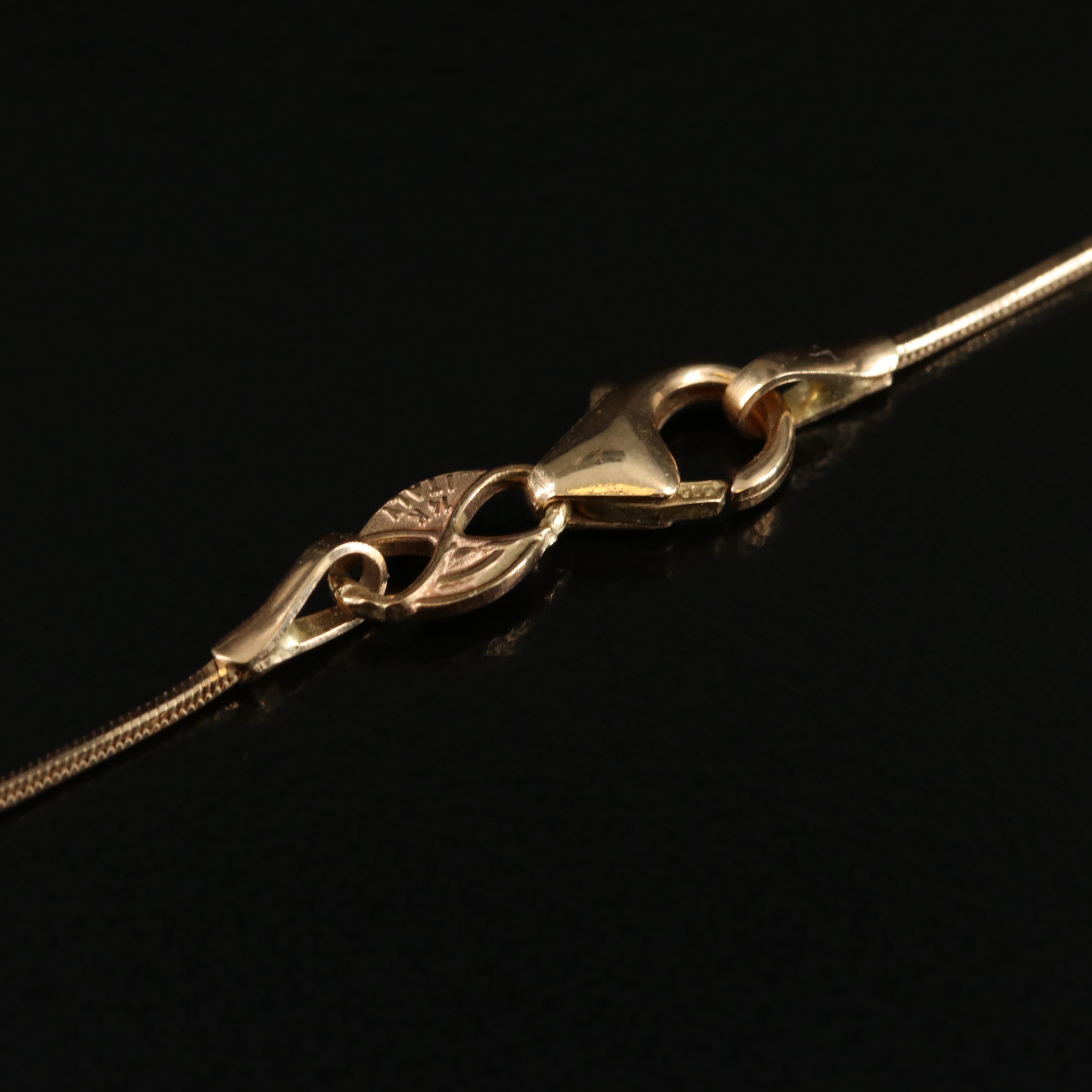 14K Snake Chain Necklace