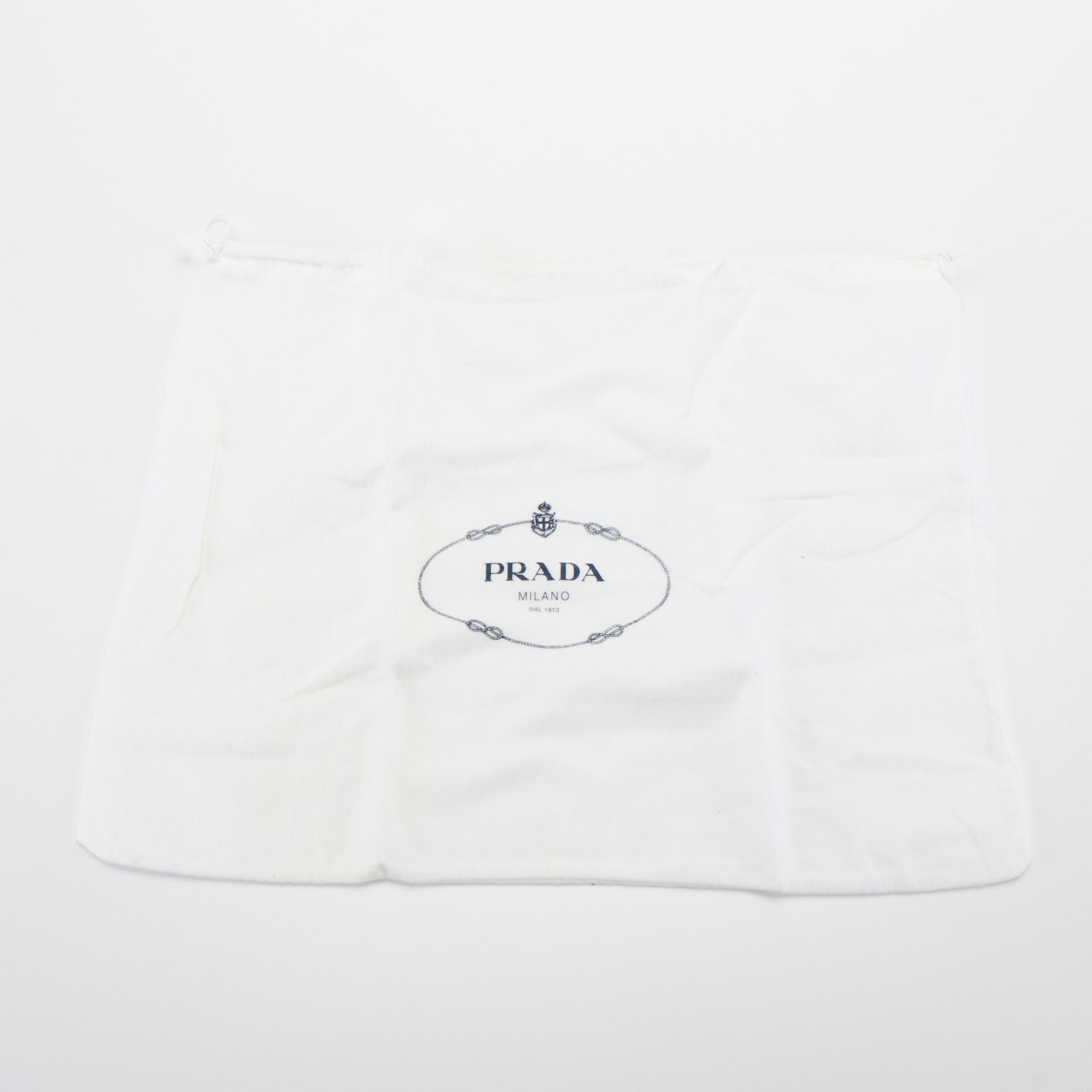 Prada Tessuto Flat Messenger Nylon Crossbody