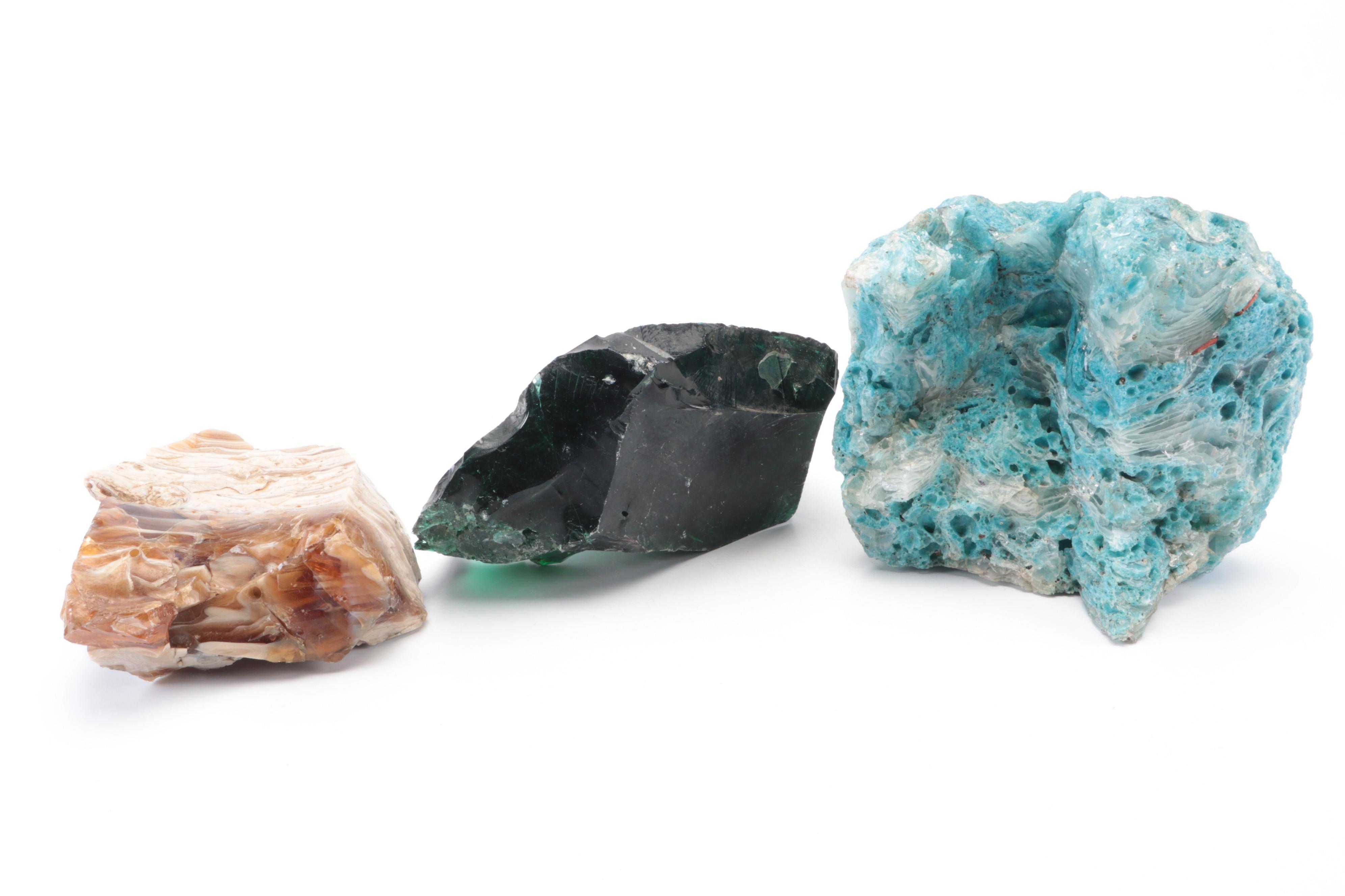 Slag Glass Cullets in Assorted Colors