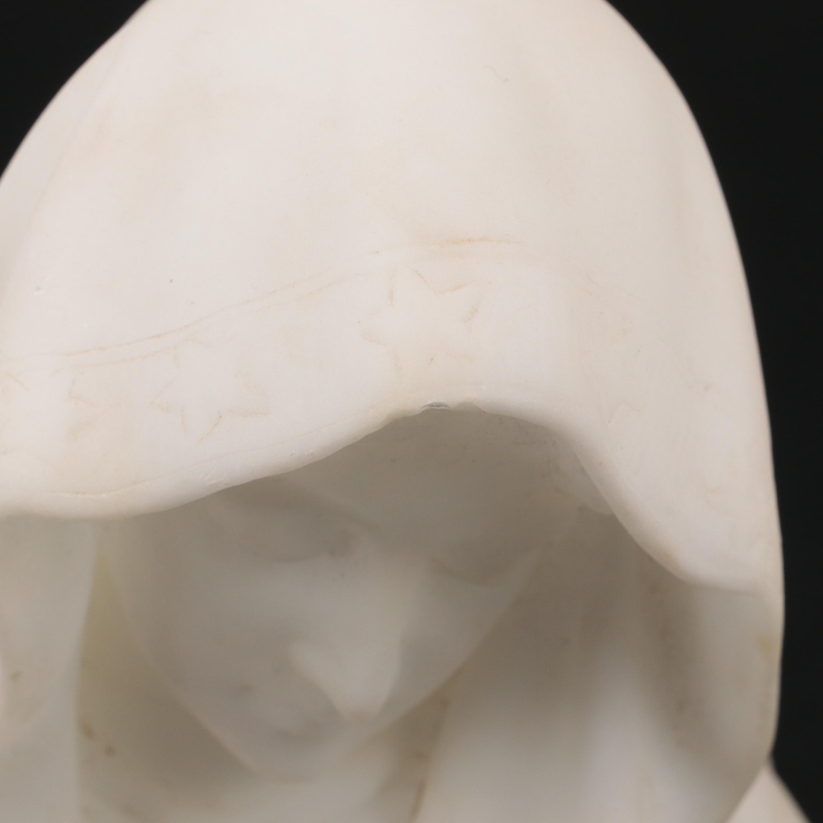 Italian Alabaster Madonna Figurines, Mid-20th Century