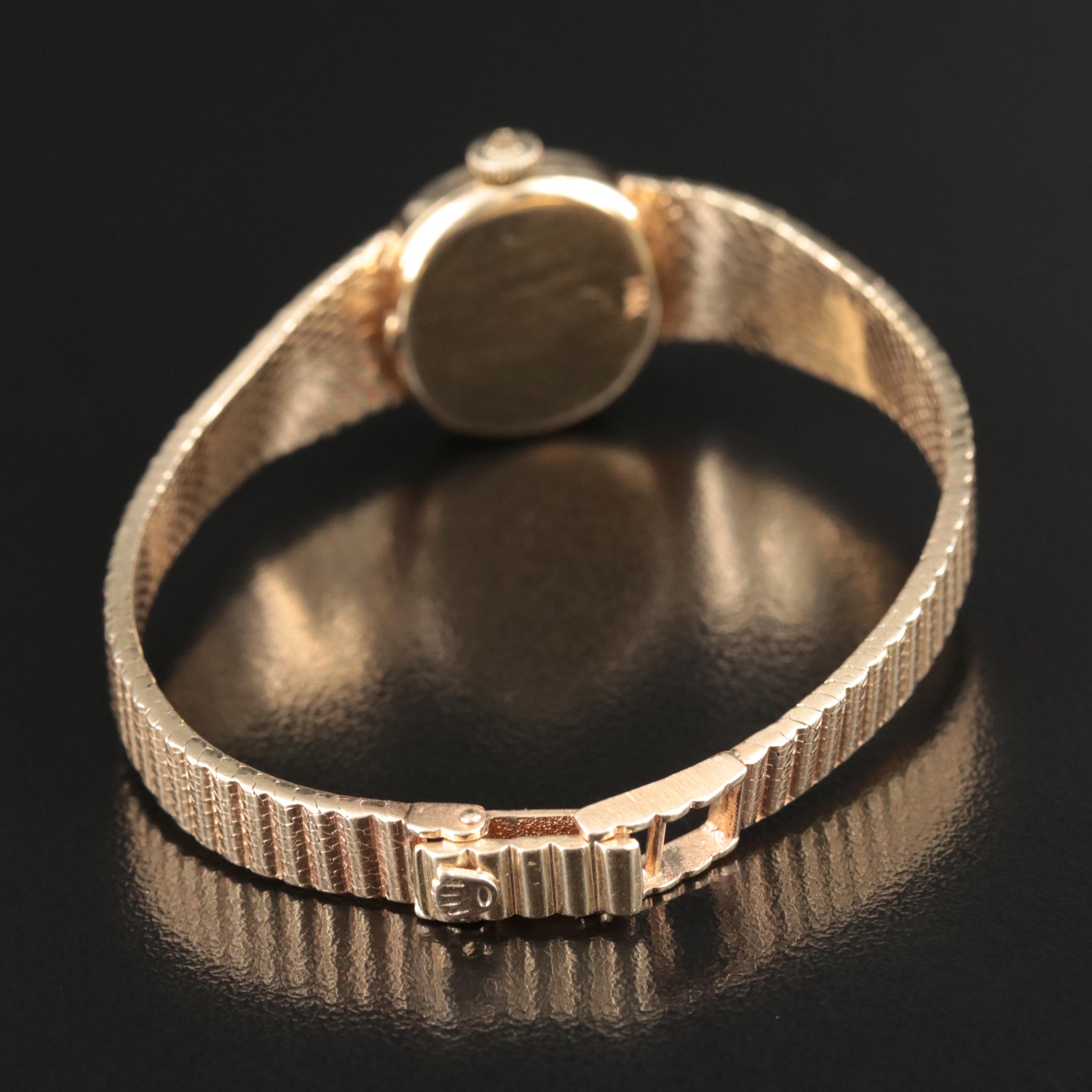 Vintage Rolex 14K Manual-Wind Watch