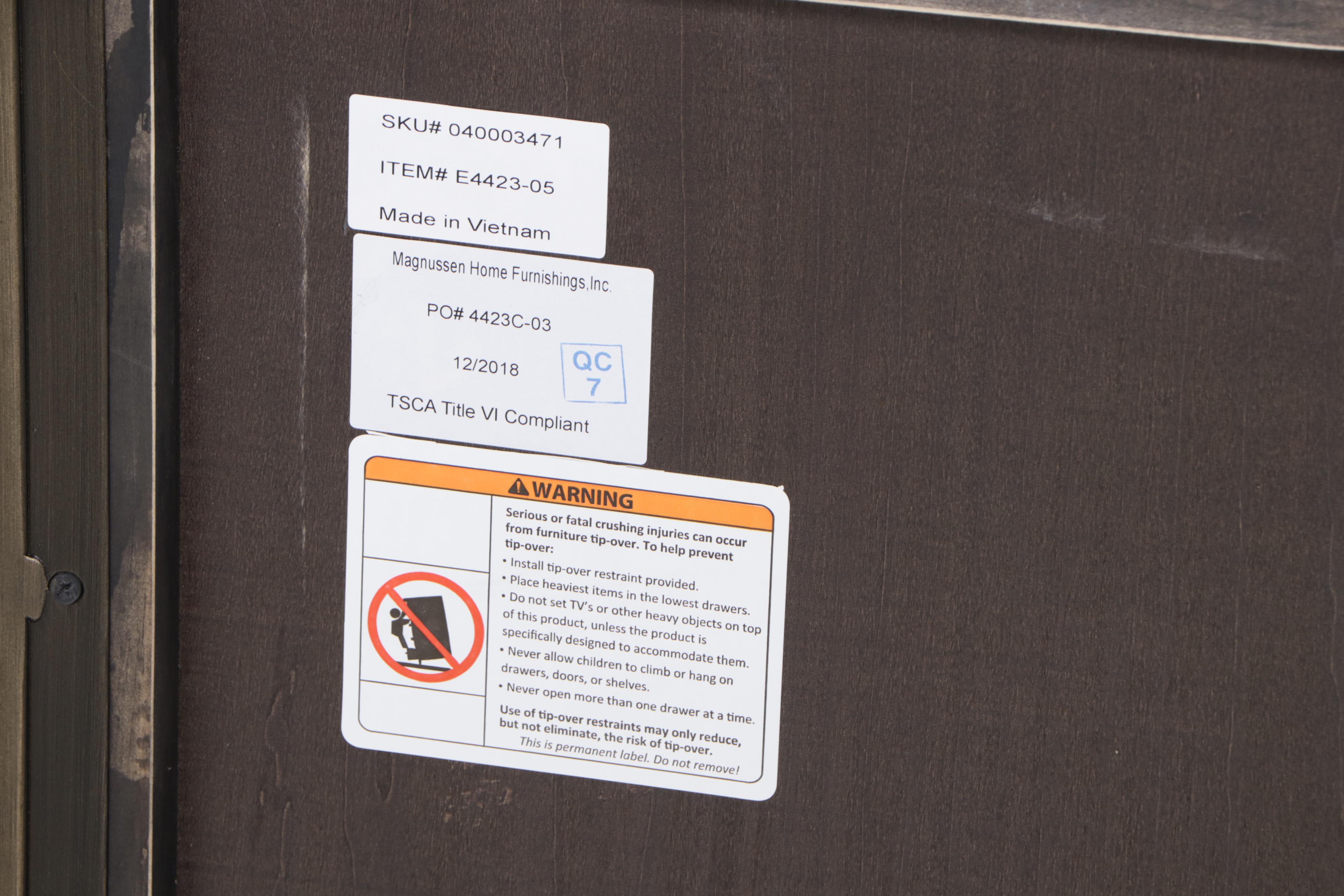 Magnussen Home Furnishings Espresso Finish Credenza