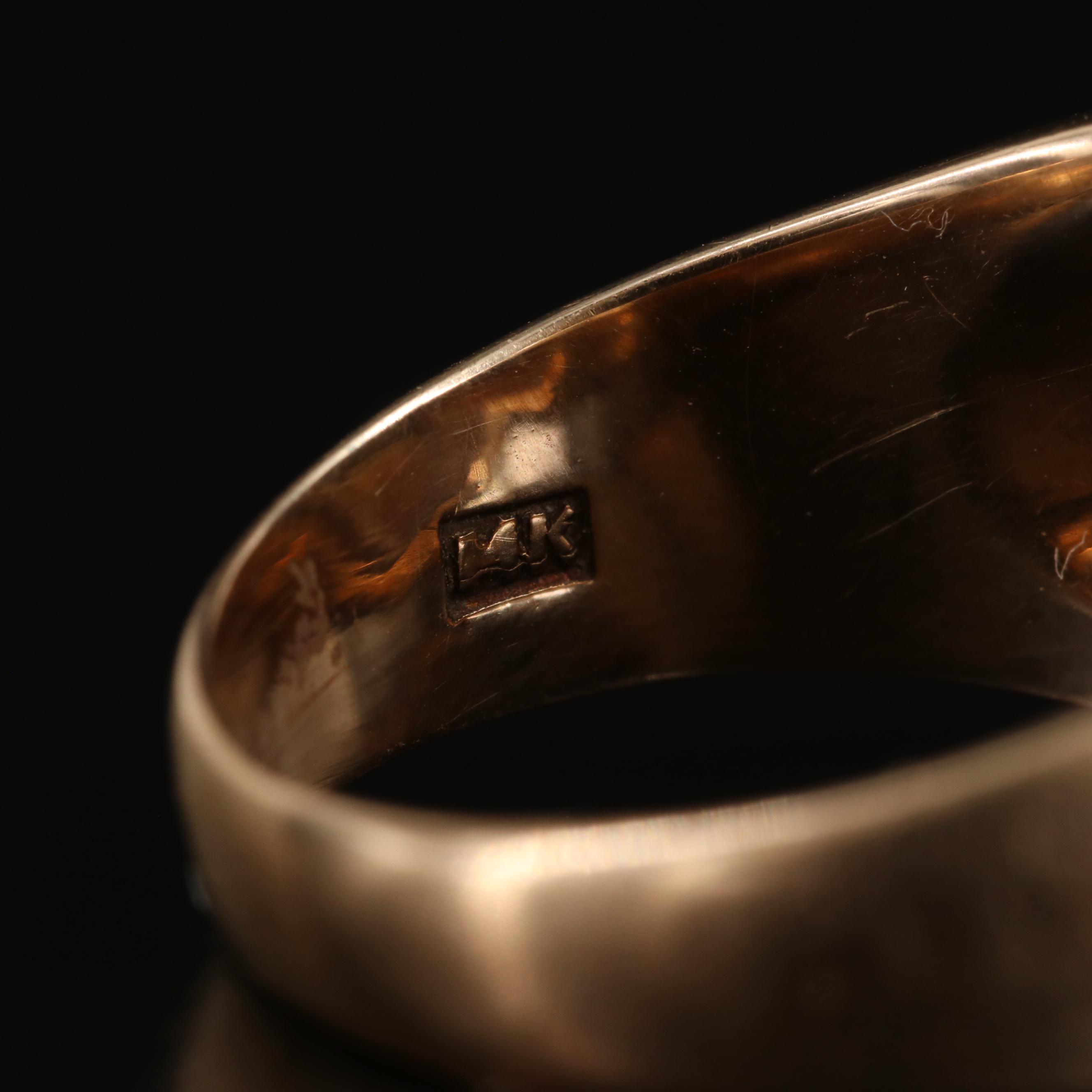 14K Scrap Ring