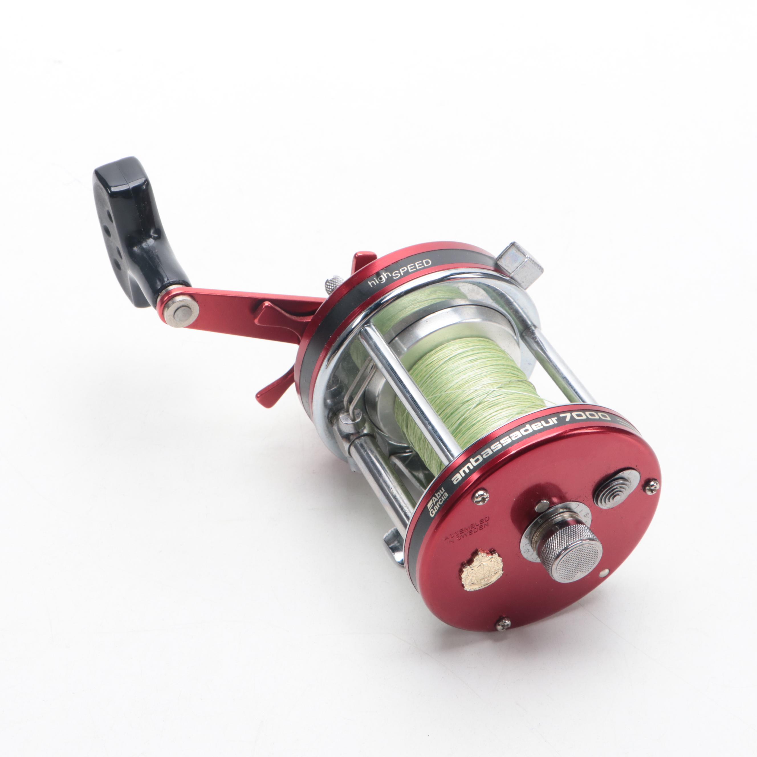Abu Garcia Ambassaduer 6000 and 7000 Baitcasting Trolling Reels