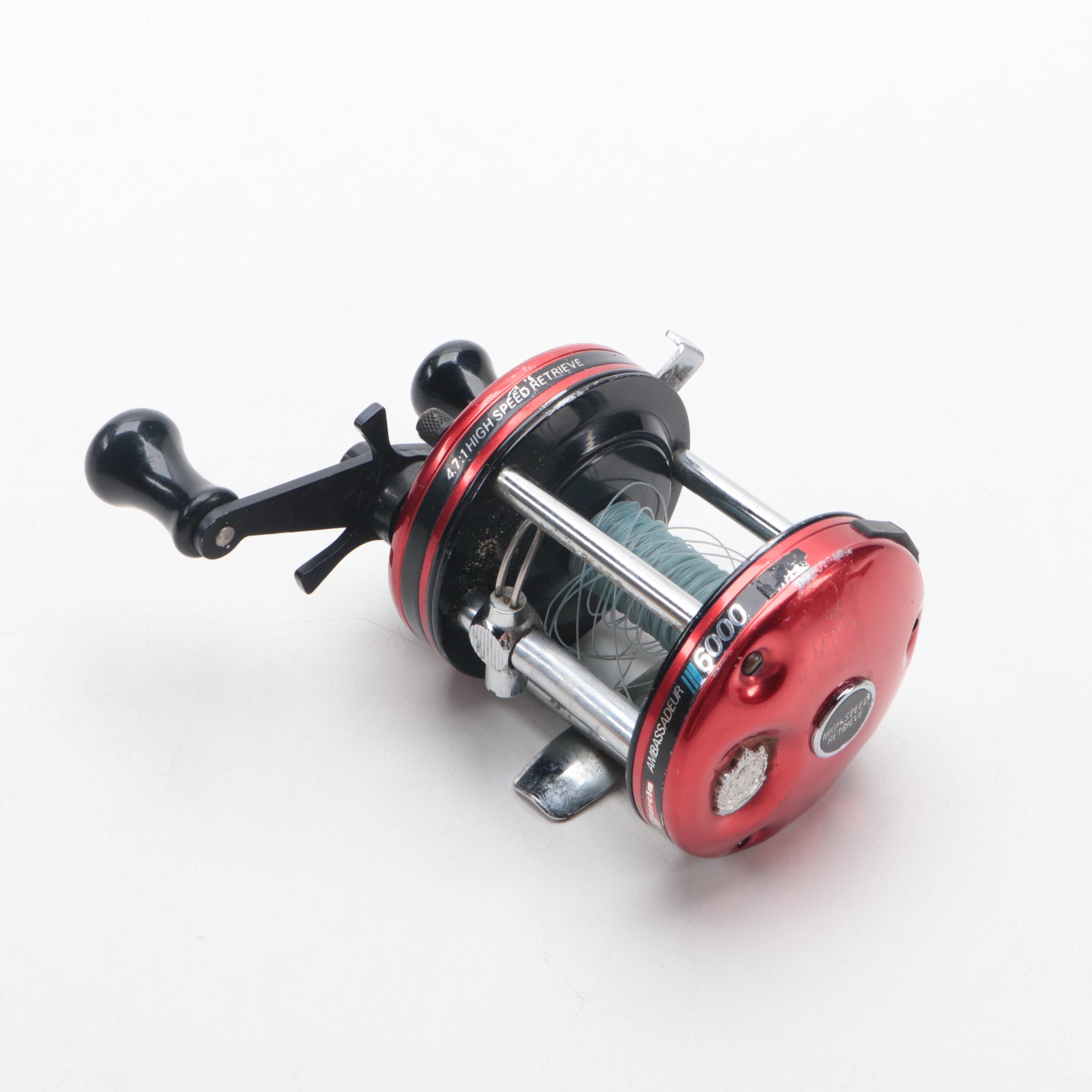 Abu Garcia Ambassaduer 6000 and 7000 Baitcasting Trolling Reels