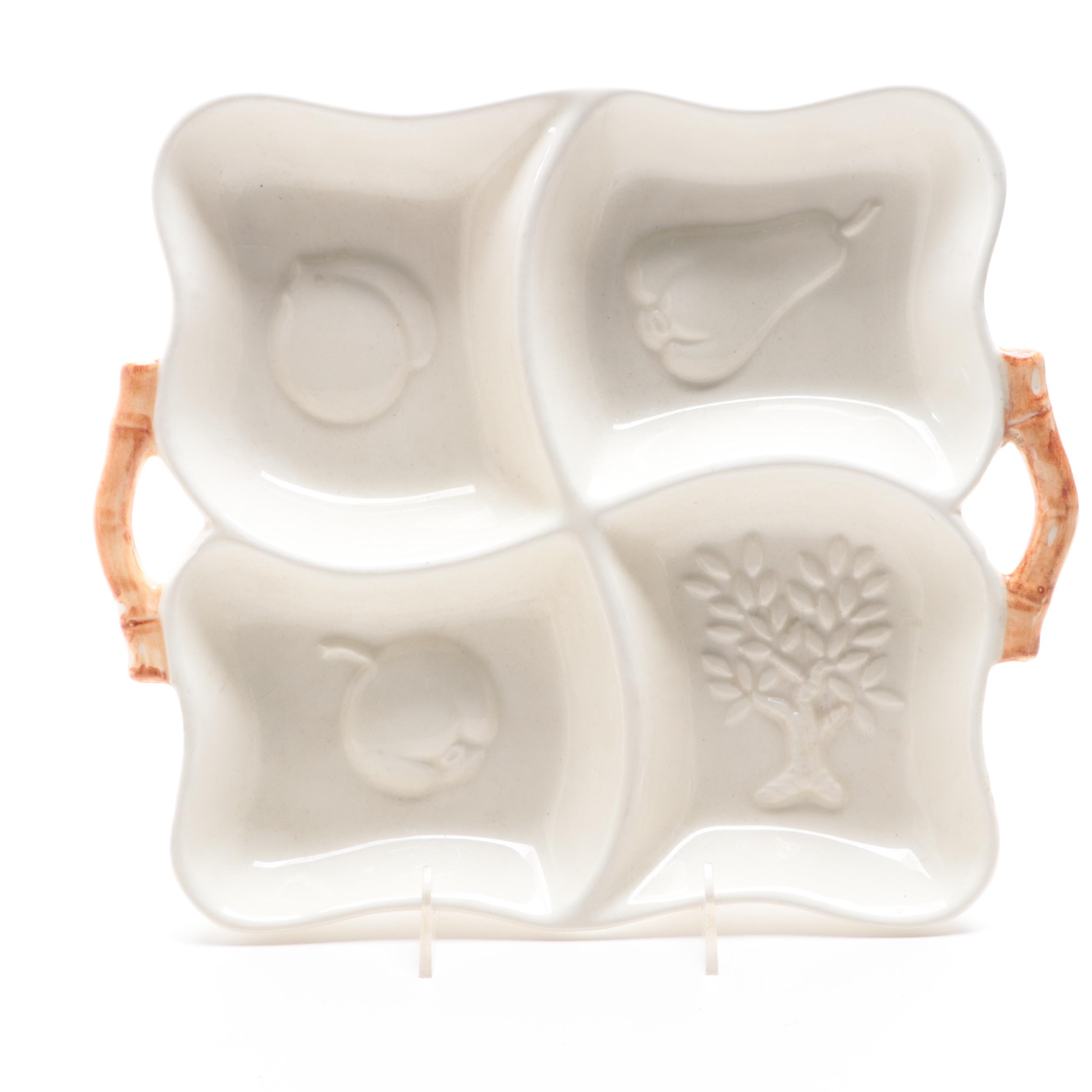 Intrada Ceramic Decorative Mold with Other Platters and Tableware