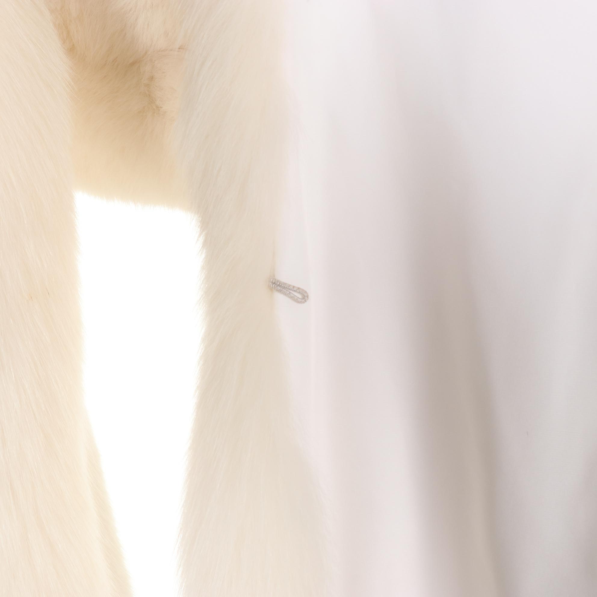 Saga Blue Fox Fur Stole with Tails