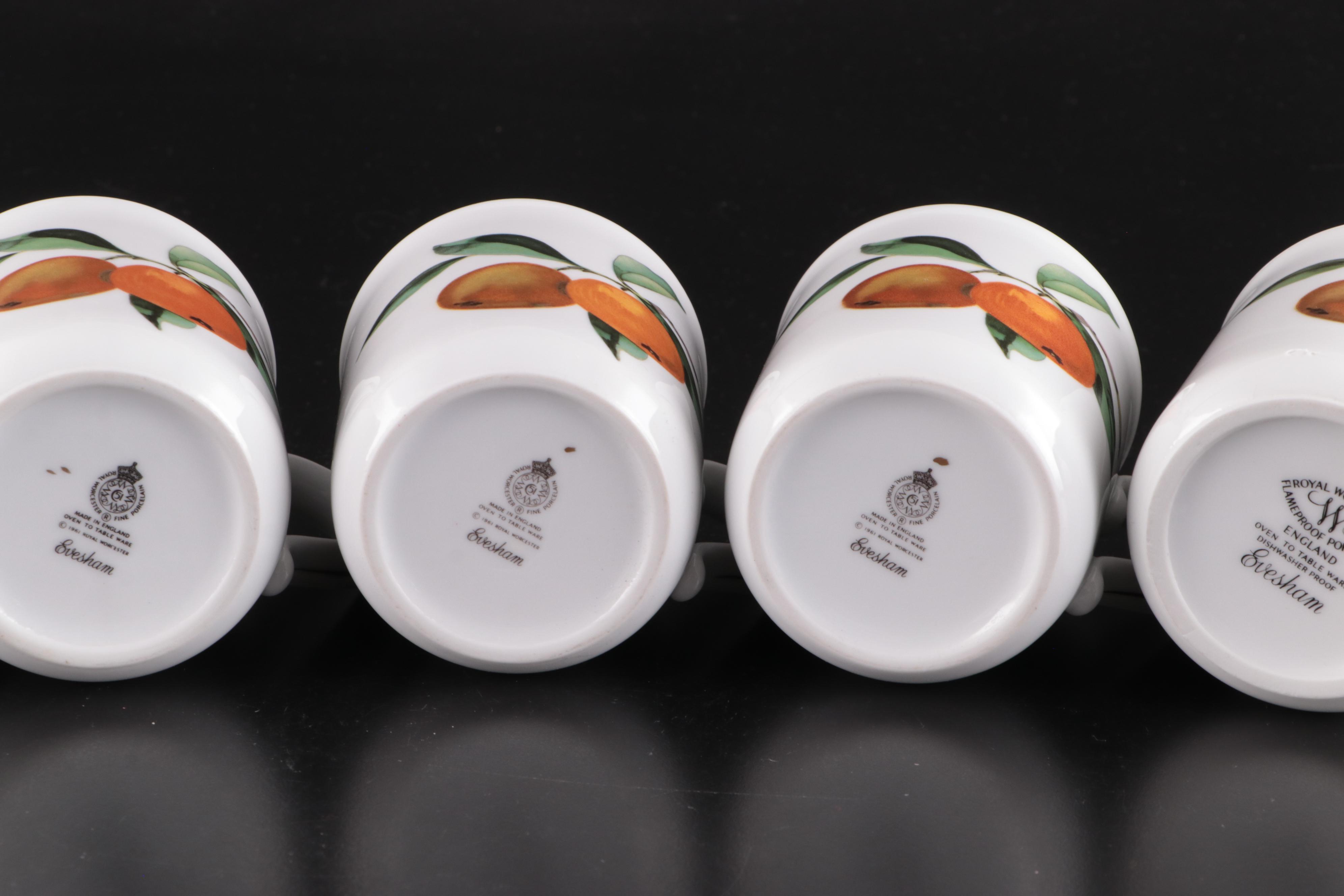 Royal Worcester "Evesham" Porcelain Dinnerware and Accessories