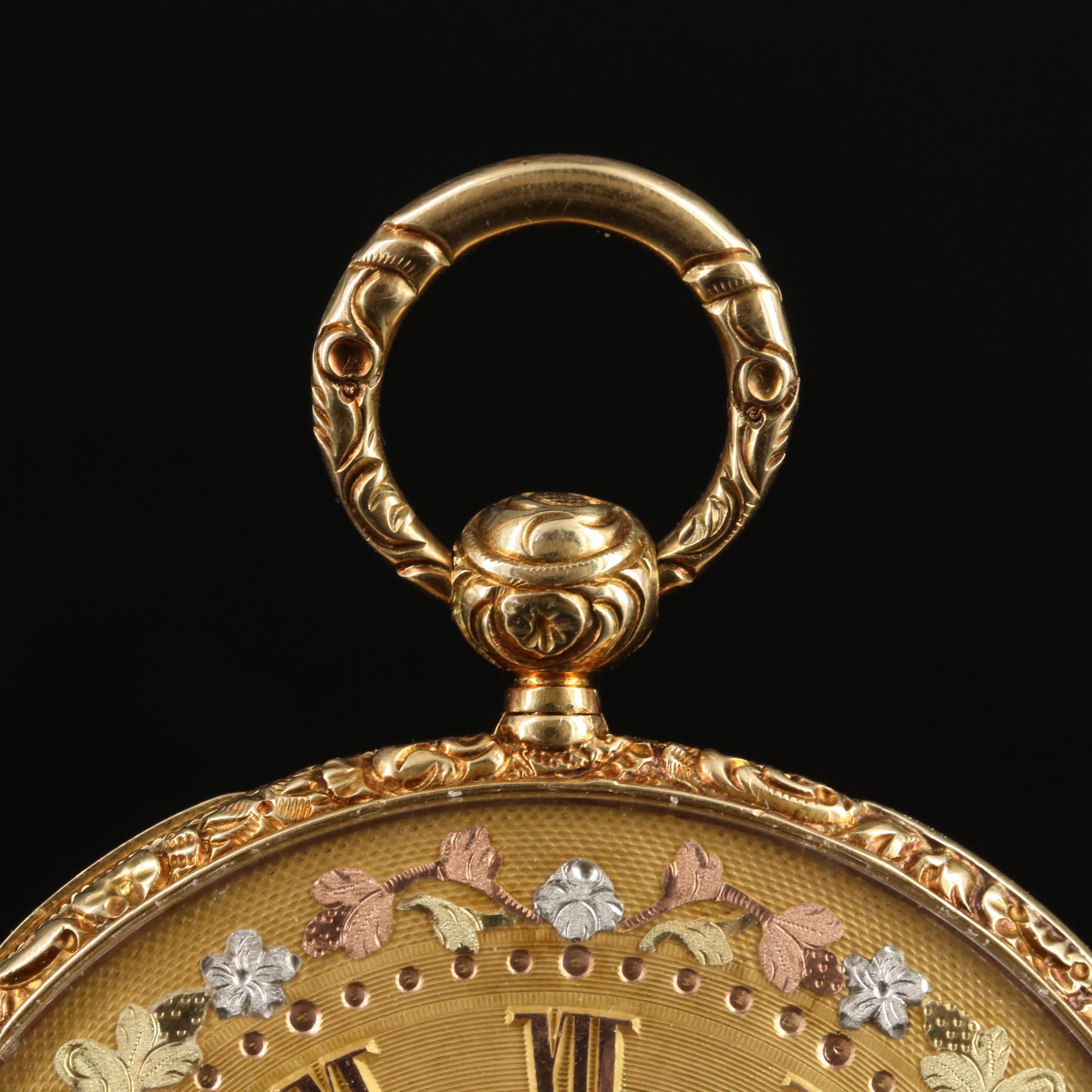 Antique 18K European Pocket Watch