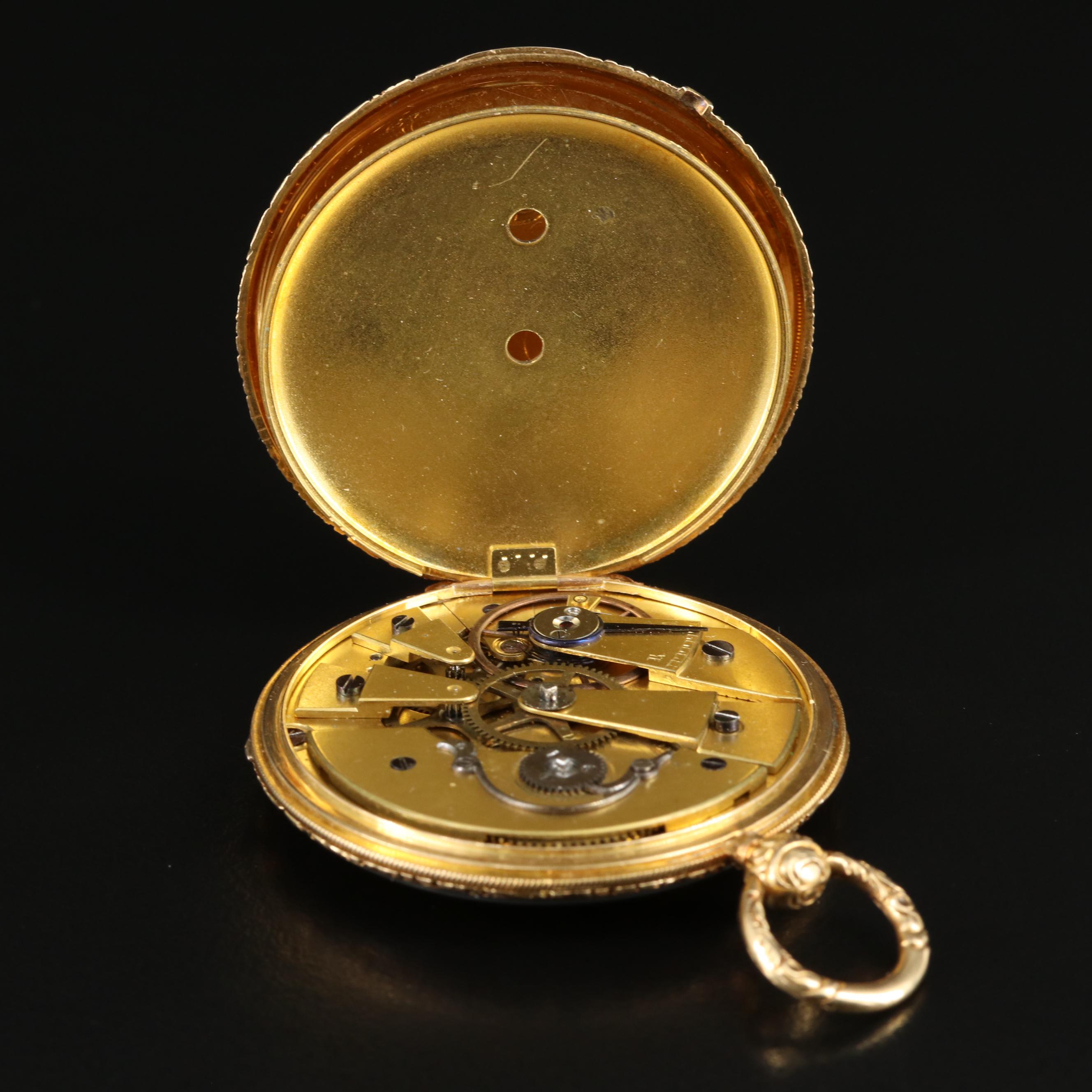 Antique 18K European Pocket Watch