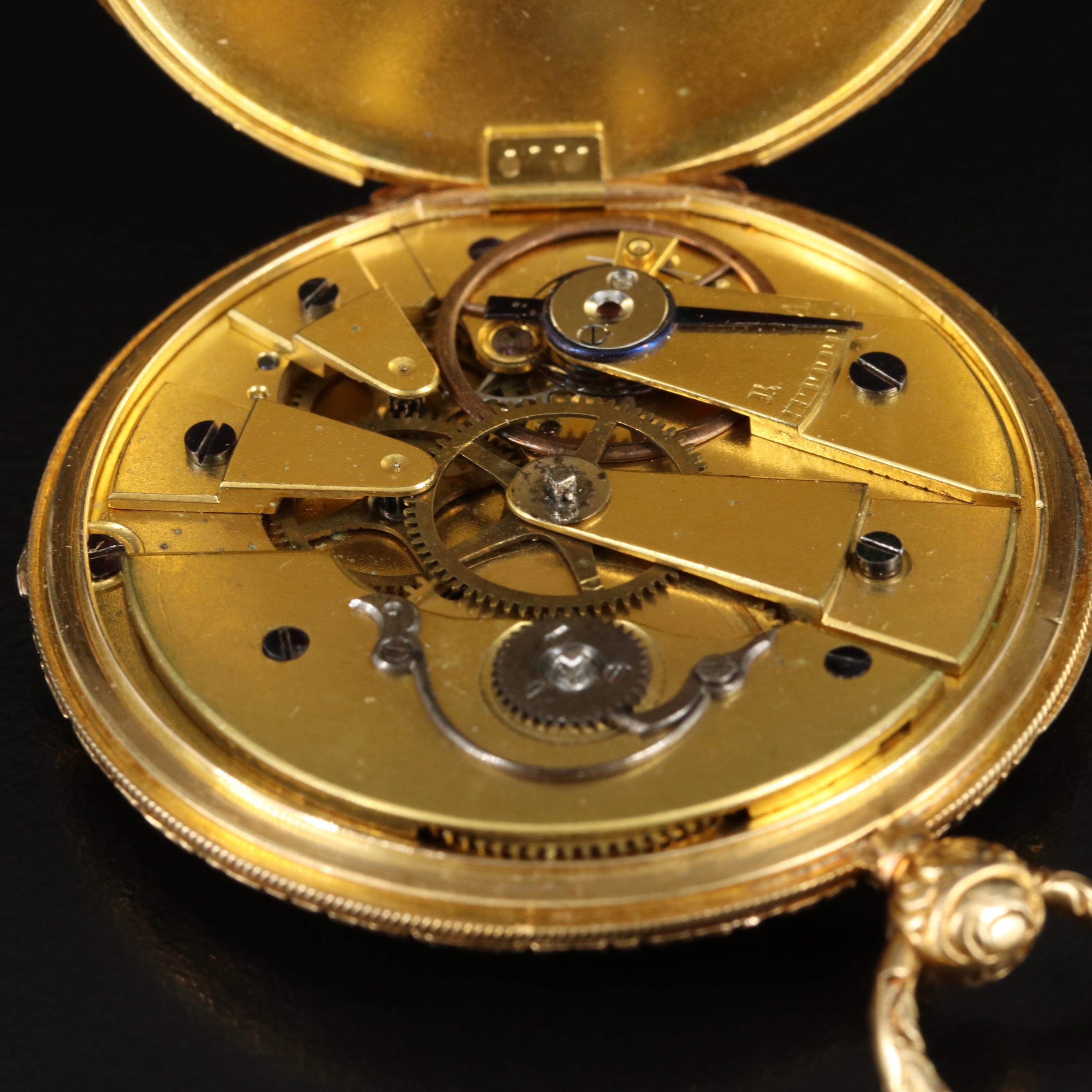 Antique 18K European Pocket Watch
