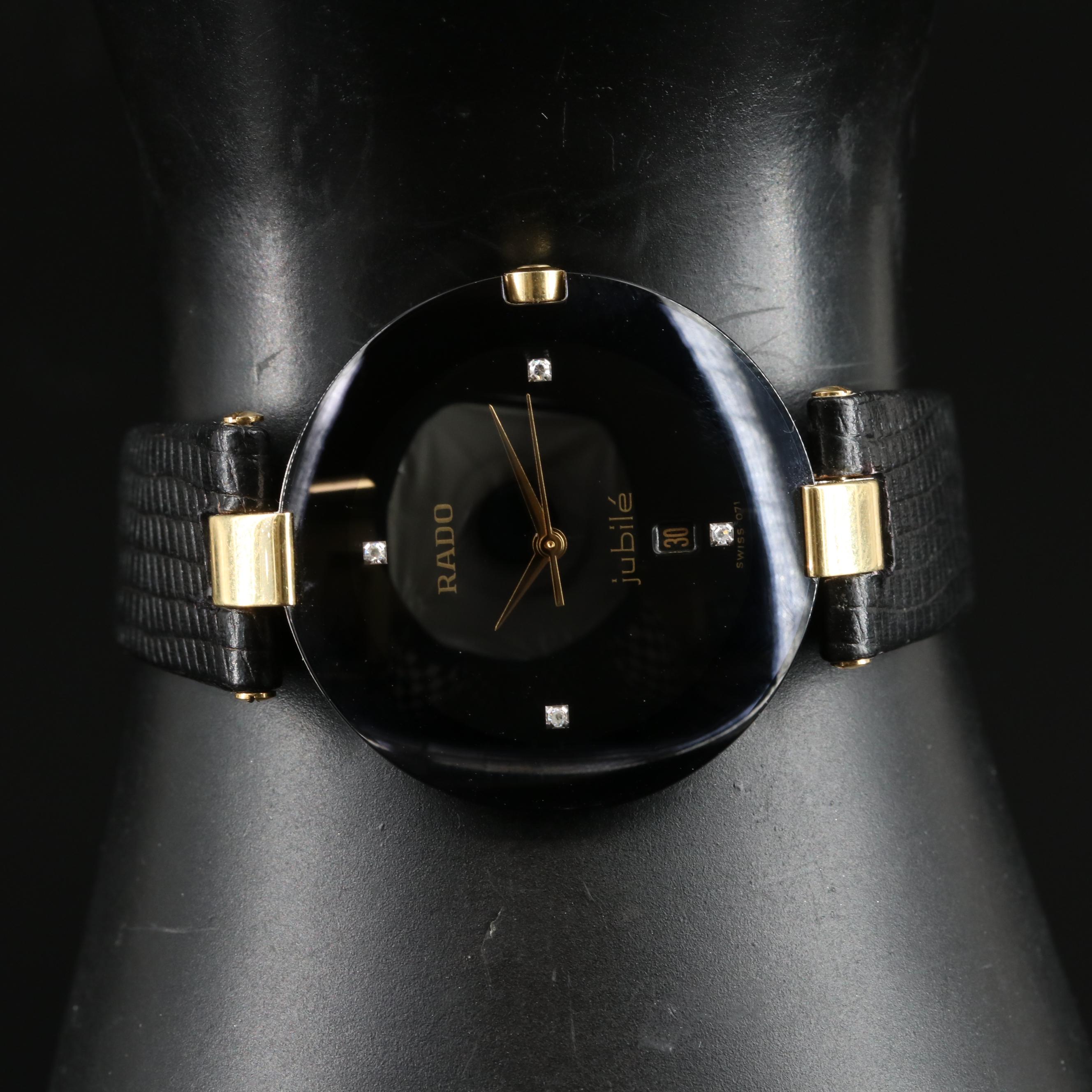 Rado Jubile Diamond Dial Ceramic and 18K Watch