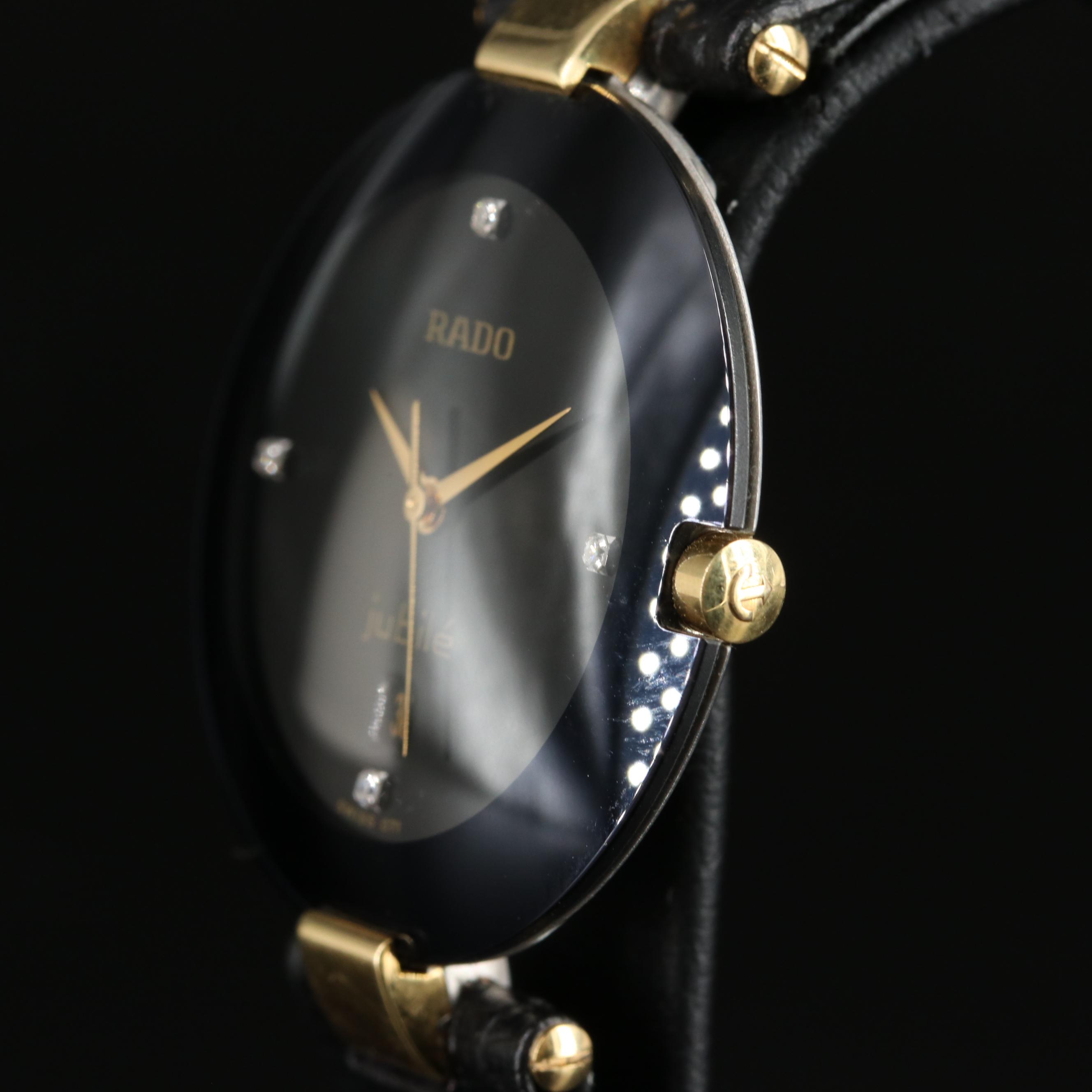 Rado Jubile Diamond Dial Ceramic and 18K Watch