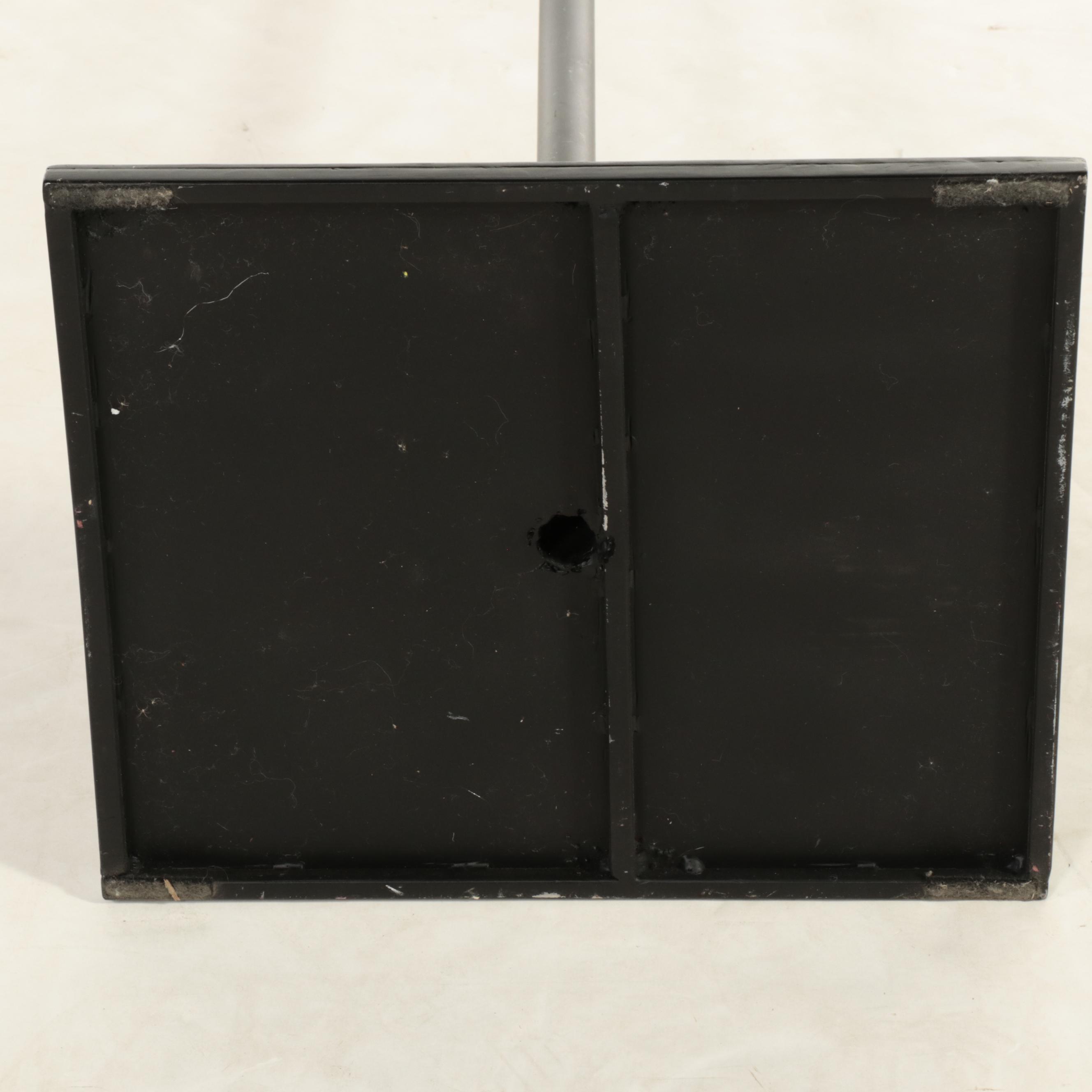 Female-Form Welded Chain Sculpture on Adjustable Stand