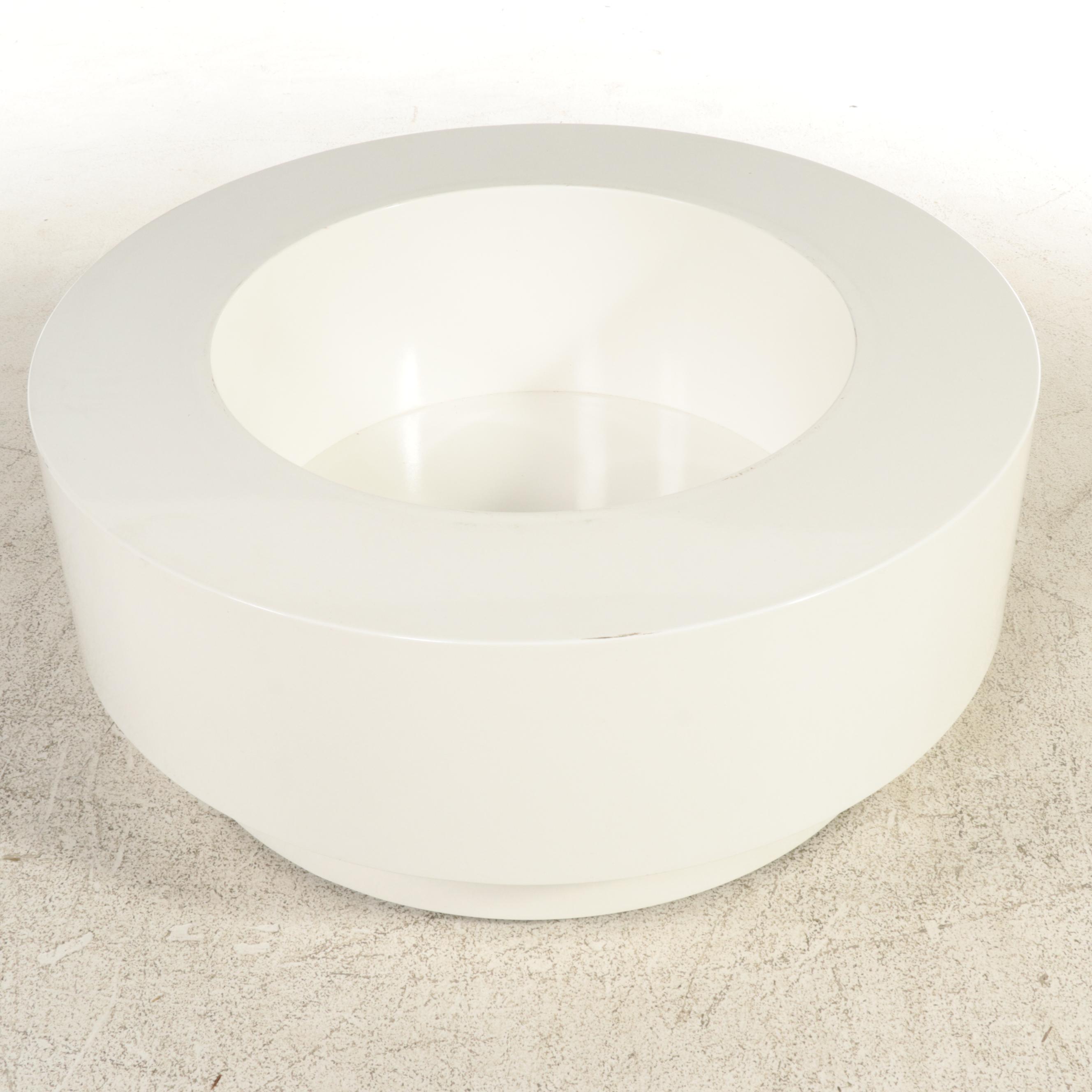 Lenny Kravitz for CB2 Ya Ya Storage Coffee Table with Walnut Tray