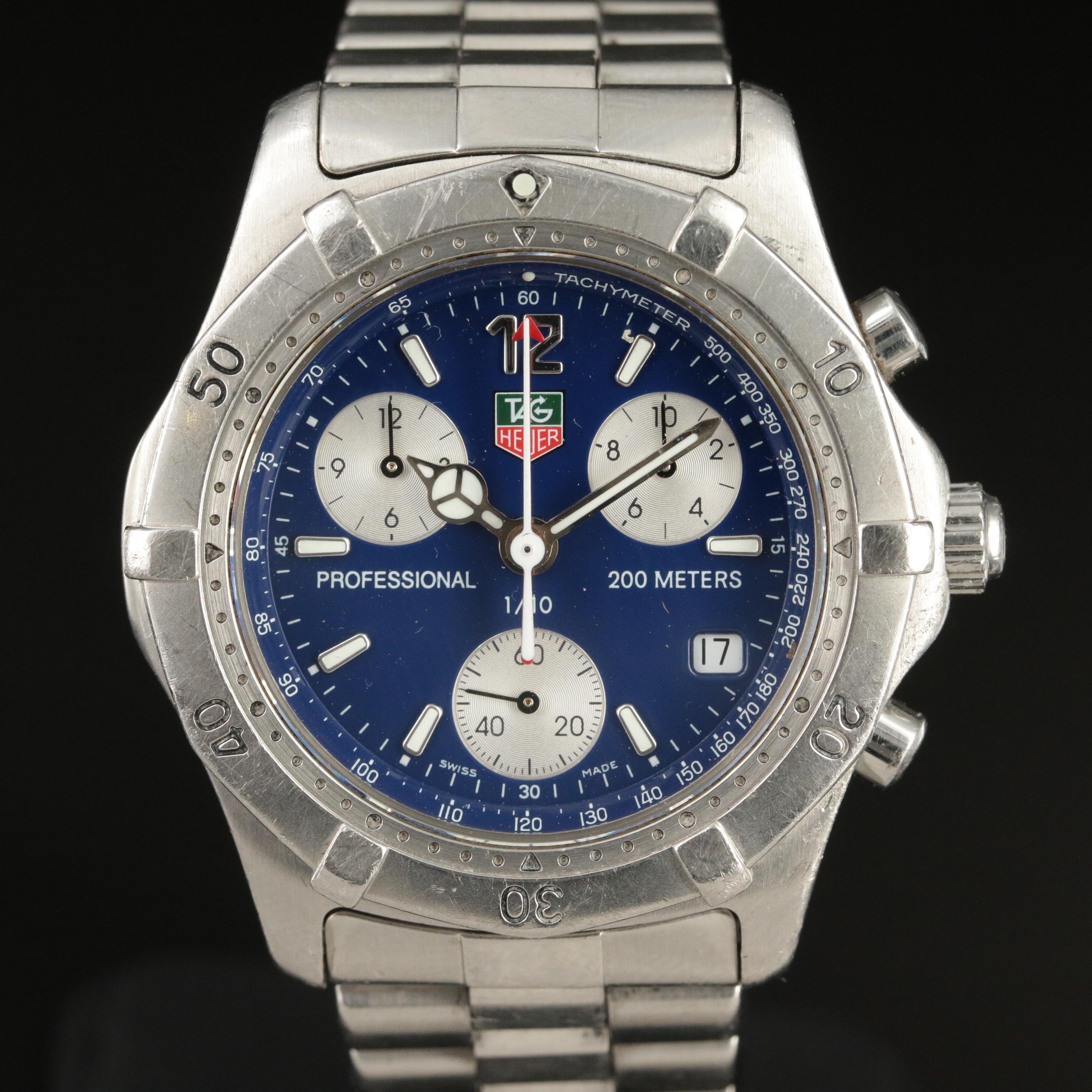 TAG Heuer Professional 200 Meters Chronograph Watch