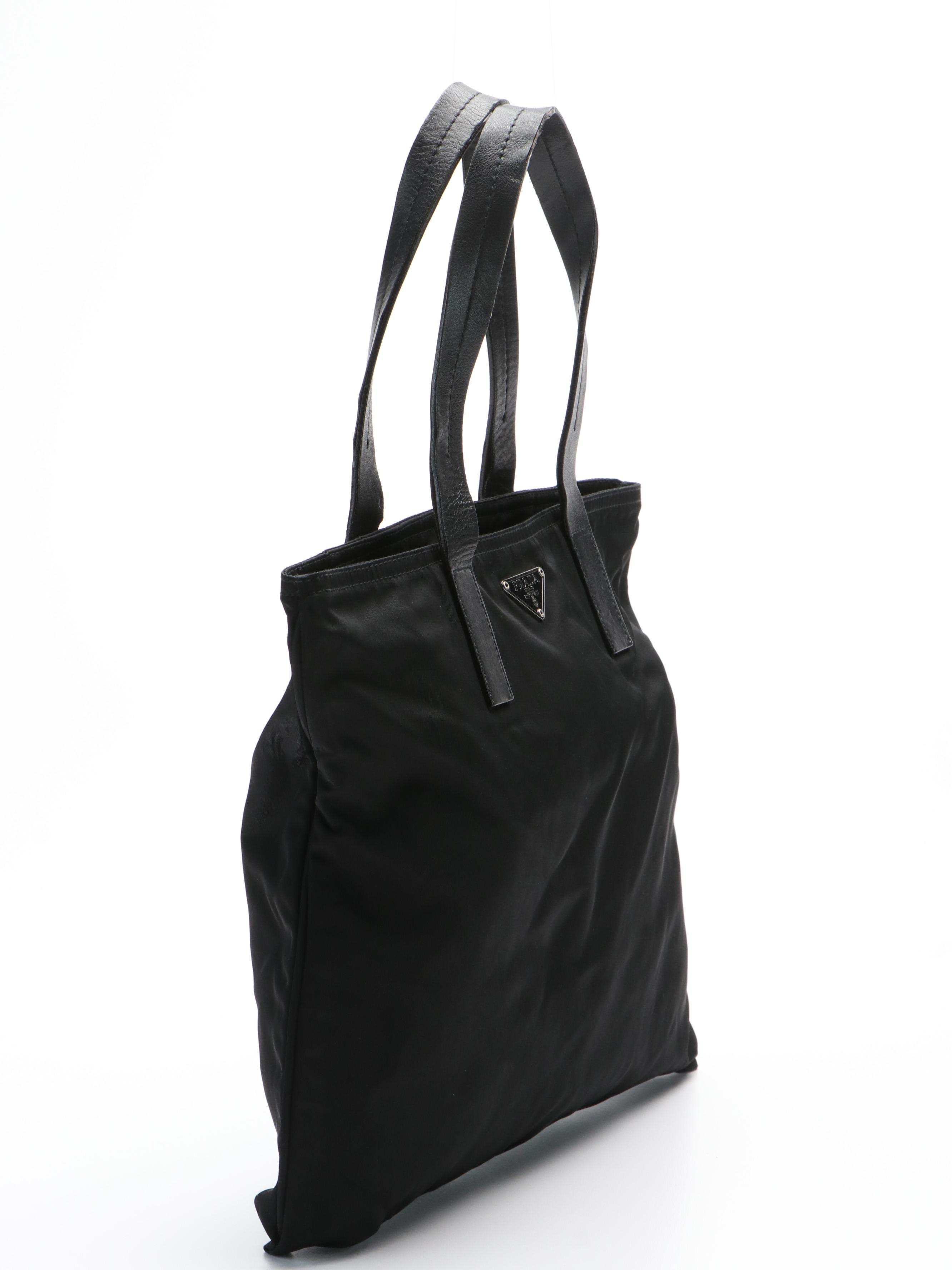 Prada Tessuto Tote Bag in Black Nylon