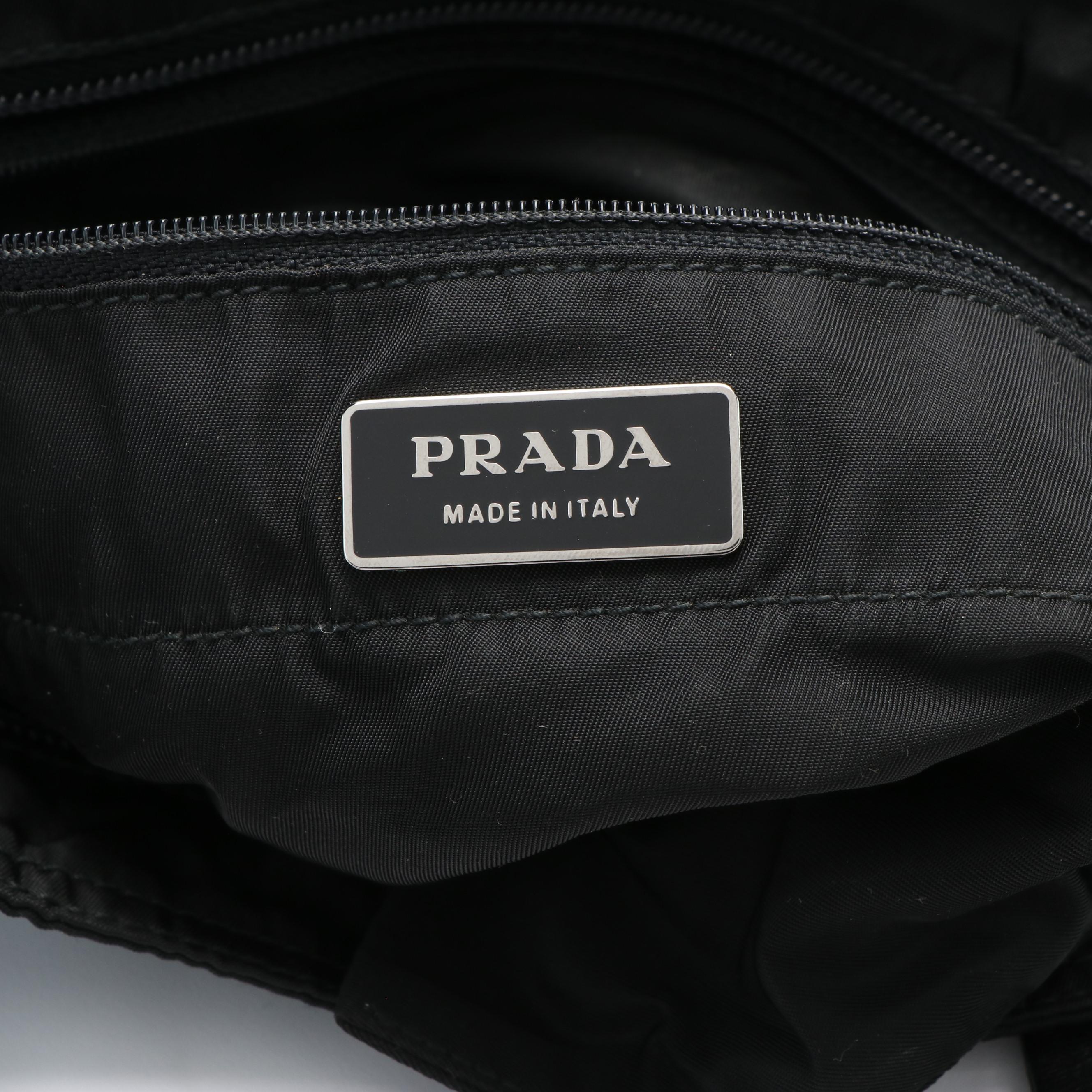 Prada Tessuto Tote Bag in Black Nylon