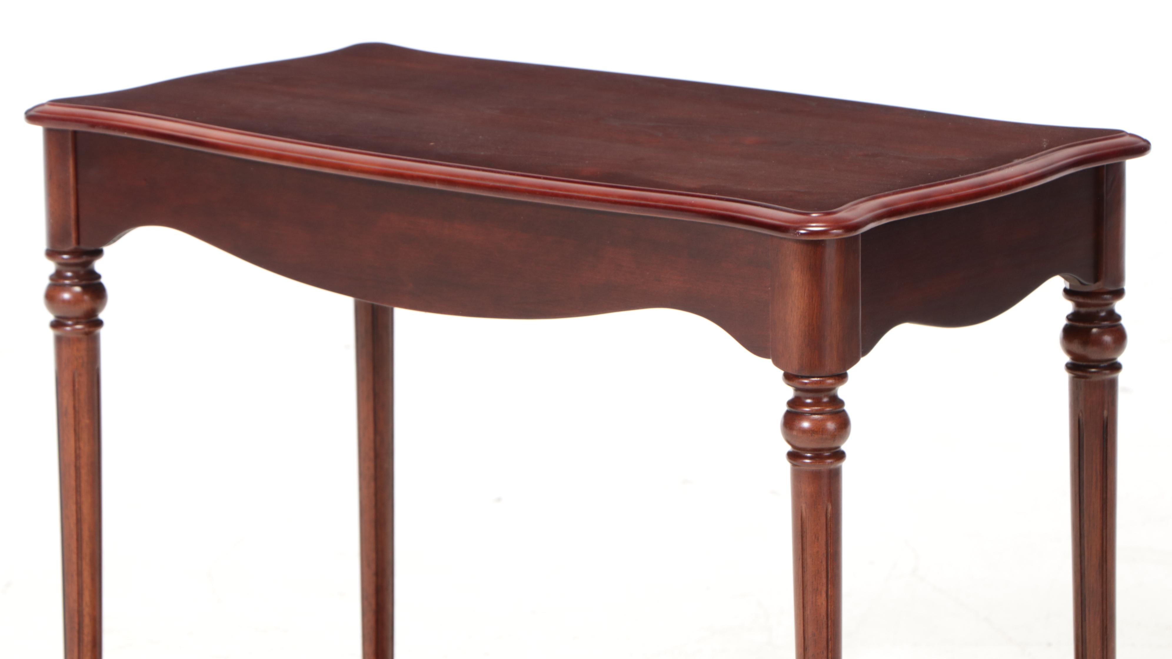Bombay Company Neoclassical Style Mahogany-Finish Hardwood Table