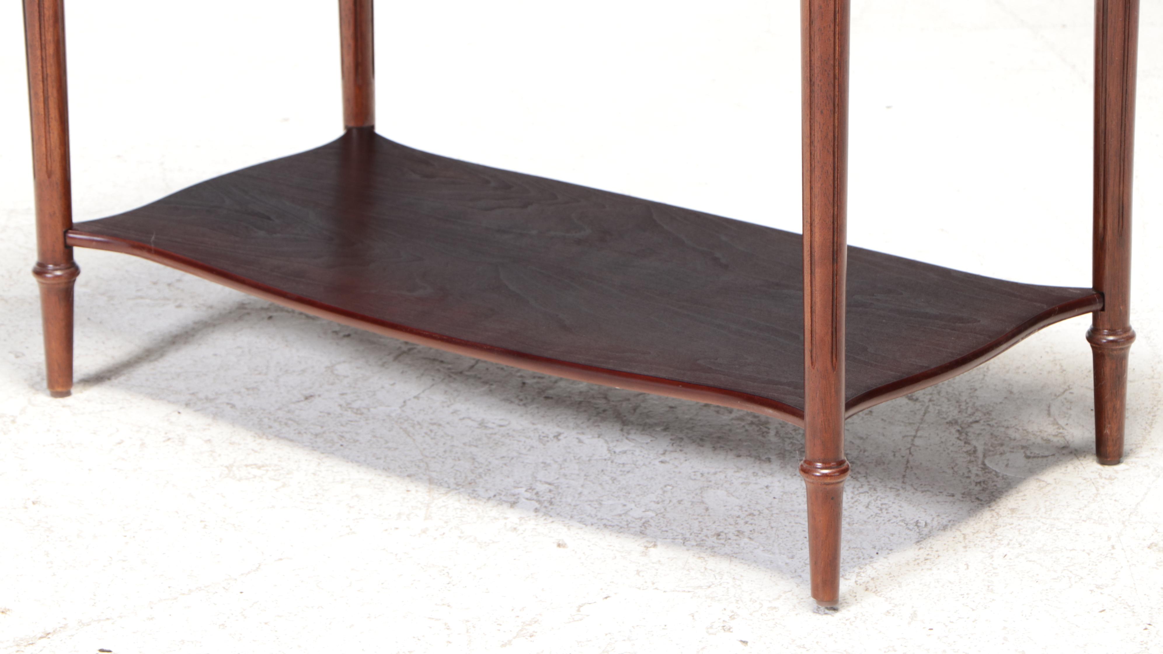 Bombay Company Neoclassical Style Mahogany-Finish Hardwood Table