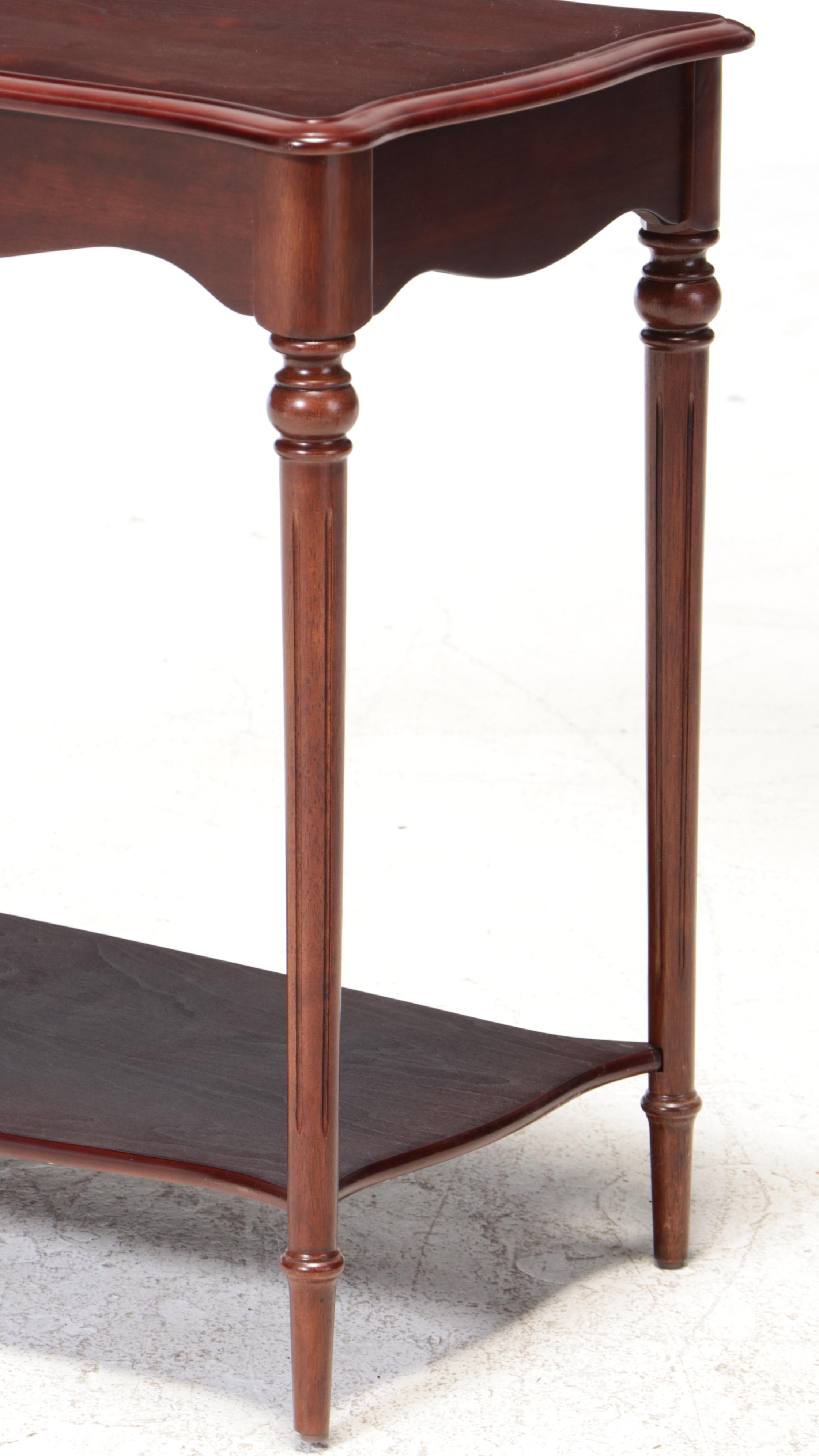 Bombay Company Neoclassical Style Mahogany-Finish Hardwood Table