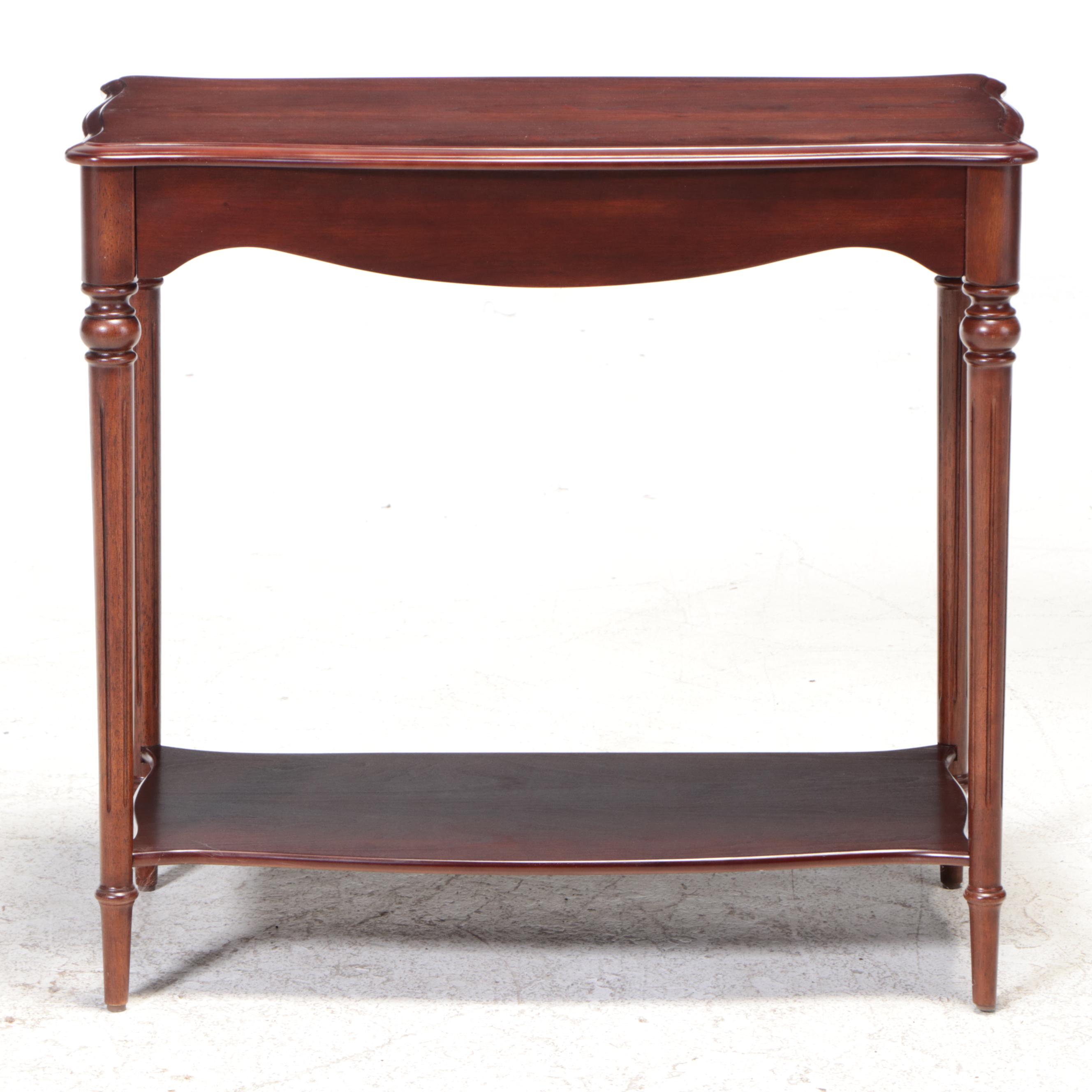 Bombay Company Neoclassical Style Mahogany-Finish Hardwood Table