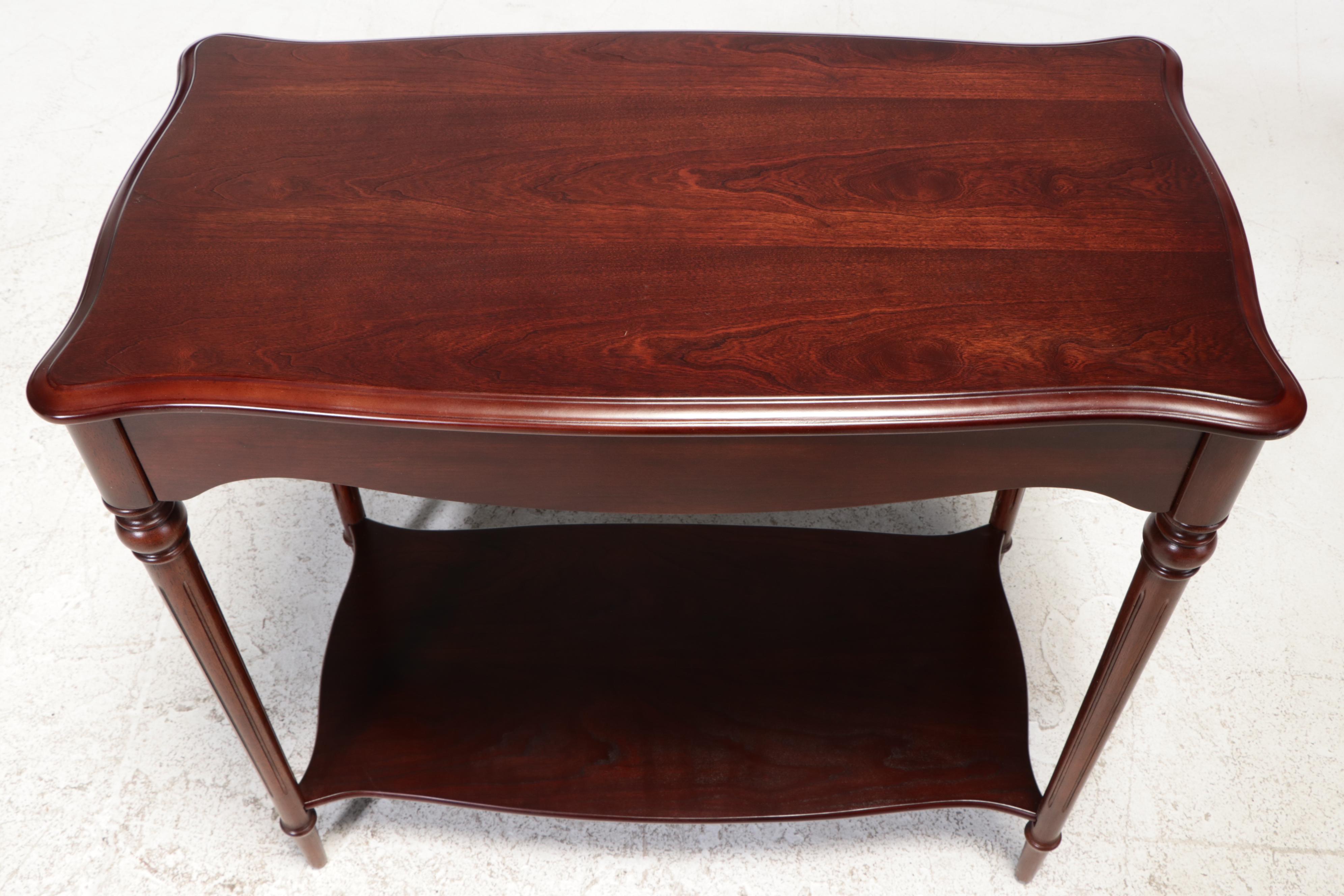 Bombay Company Neoclassical Style Mahogany-Finish Hardwood Table