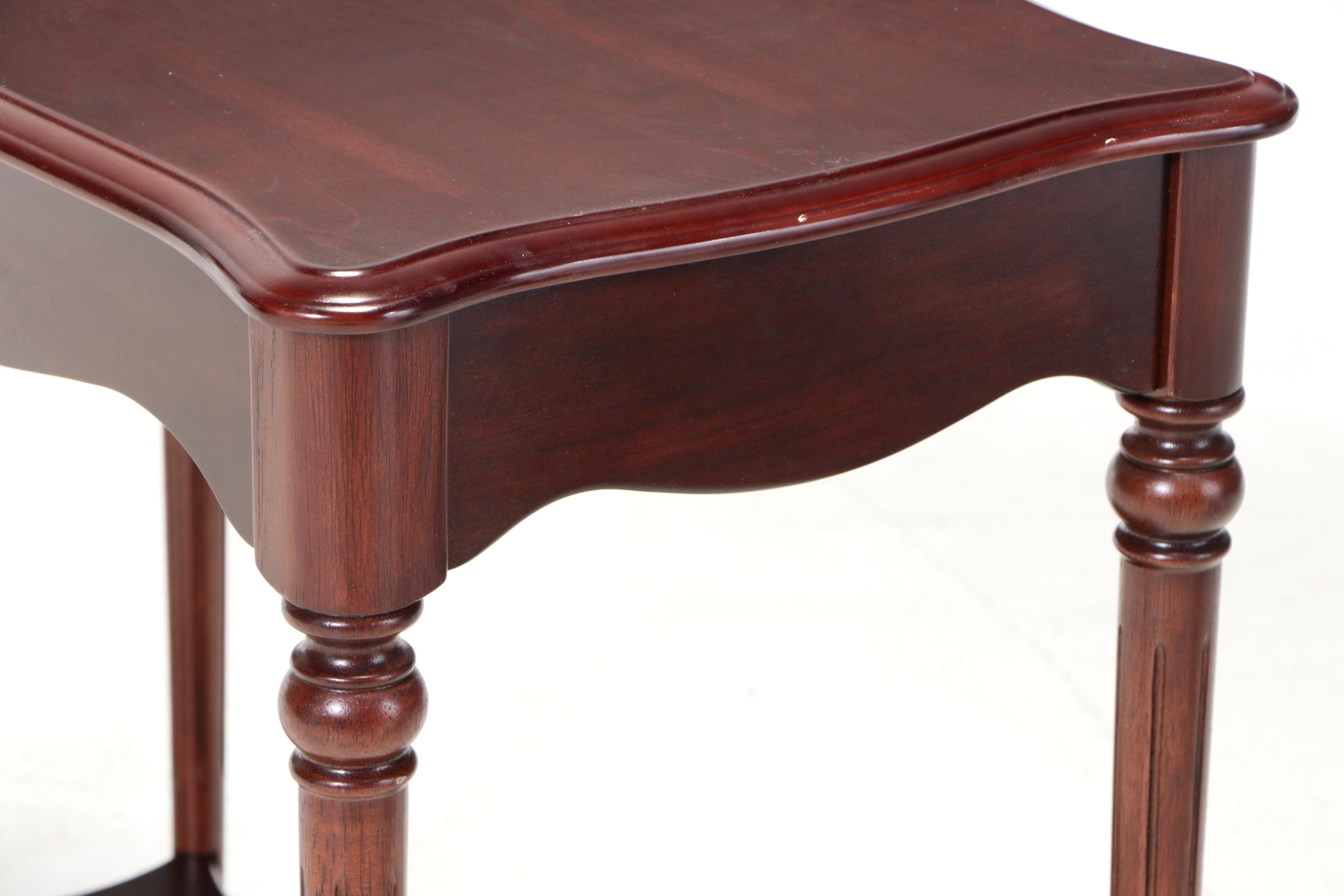 Bombay Company Neoclassical Style Mahogany-Finish Hardwood Table