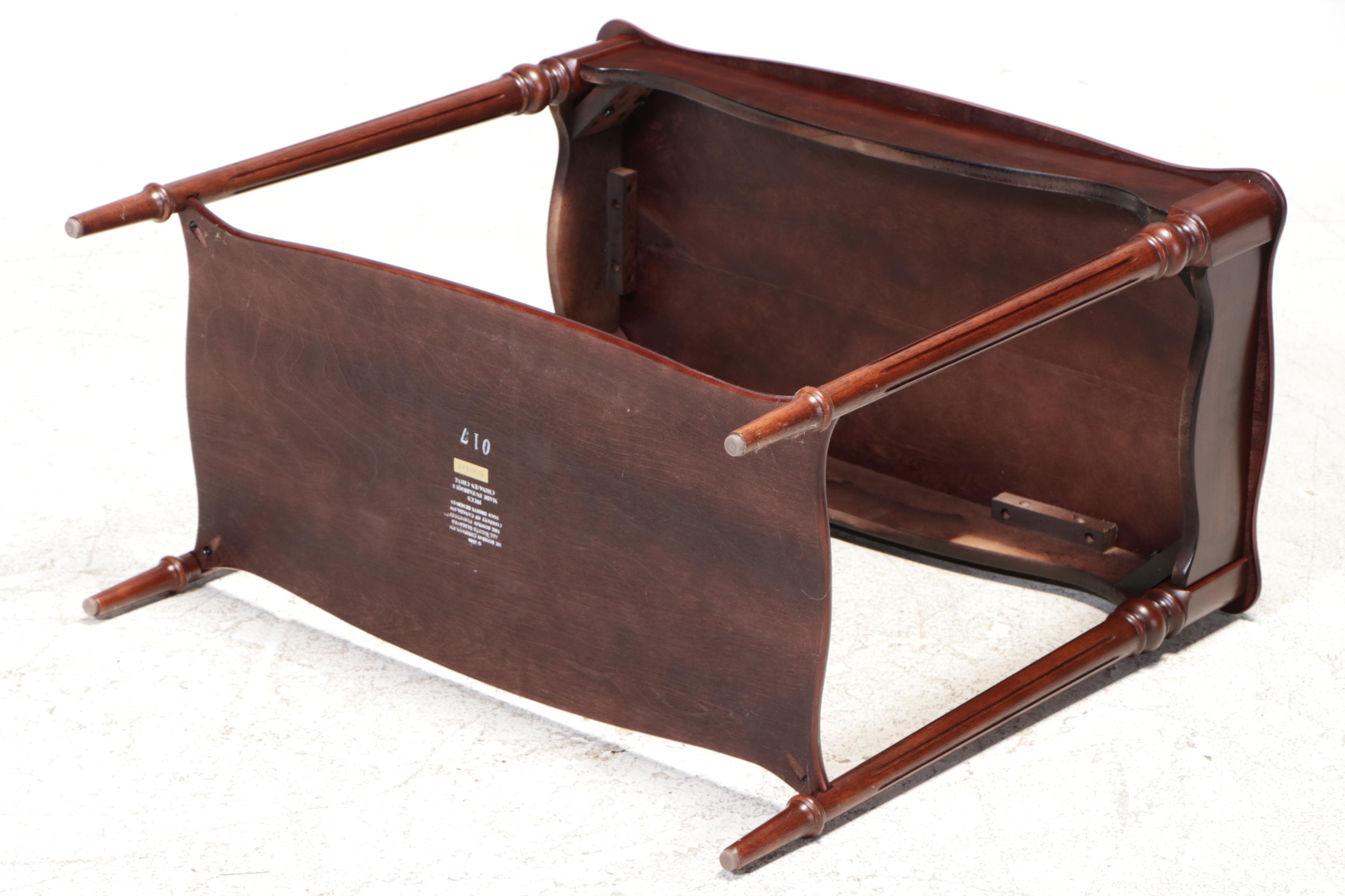 Bombay Company Neoclassical Style Mahogany-Finish Hardwood Table