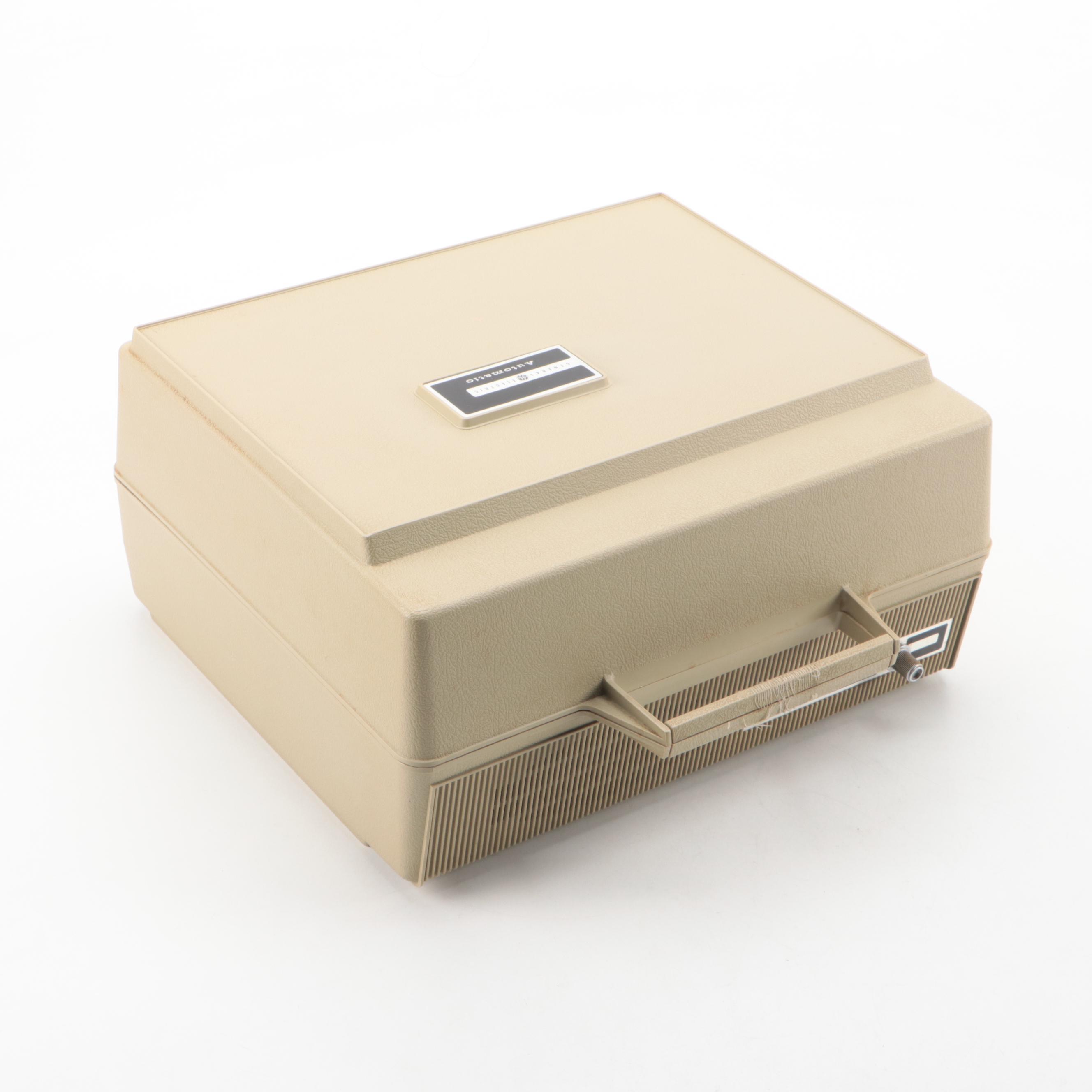 General Electric Automatic Portable Record Player, Mid-20th Century