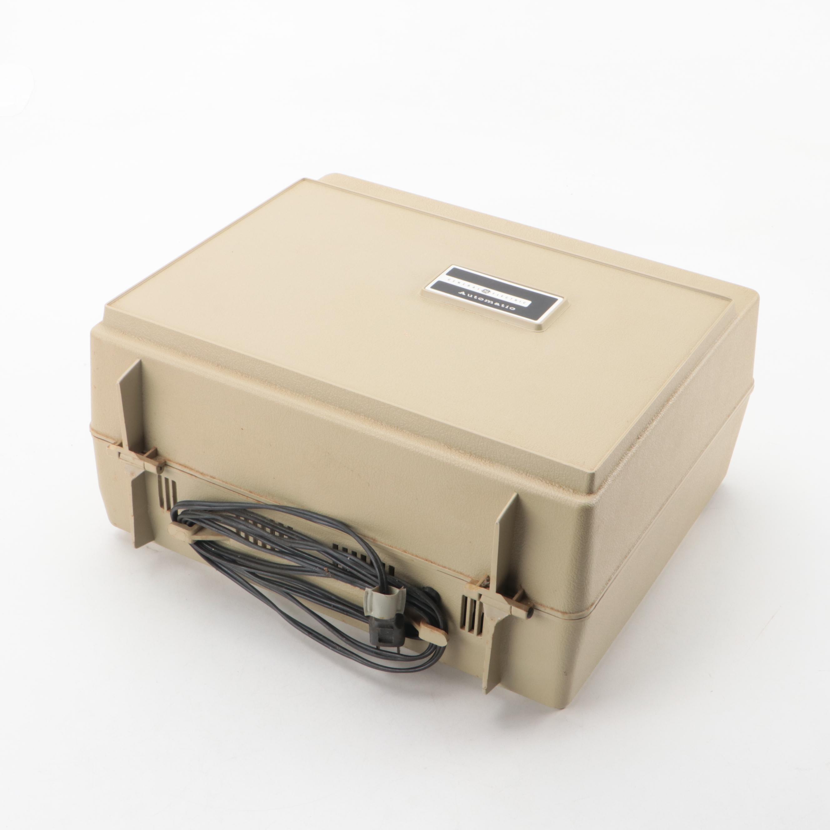 General Electric Automatic Portable Record Player, Mid-20th Century