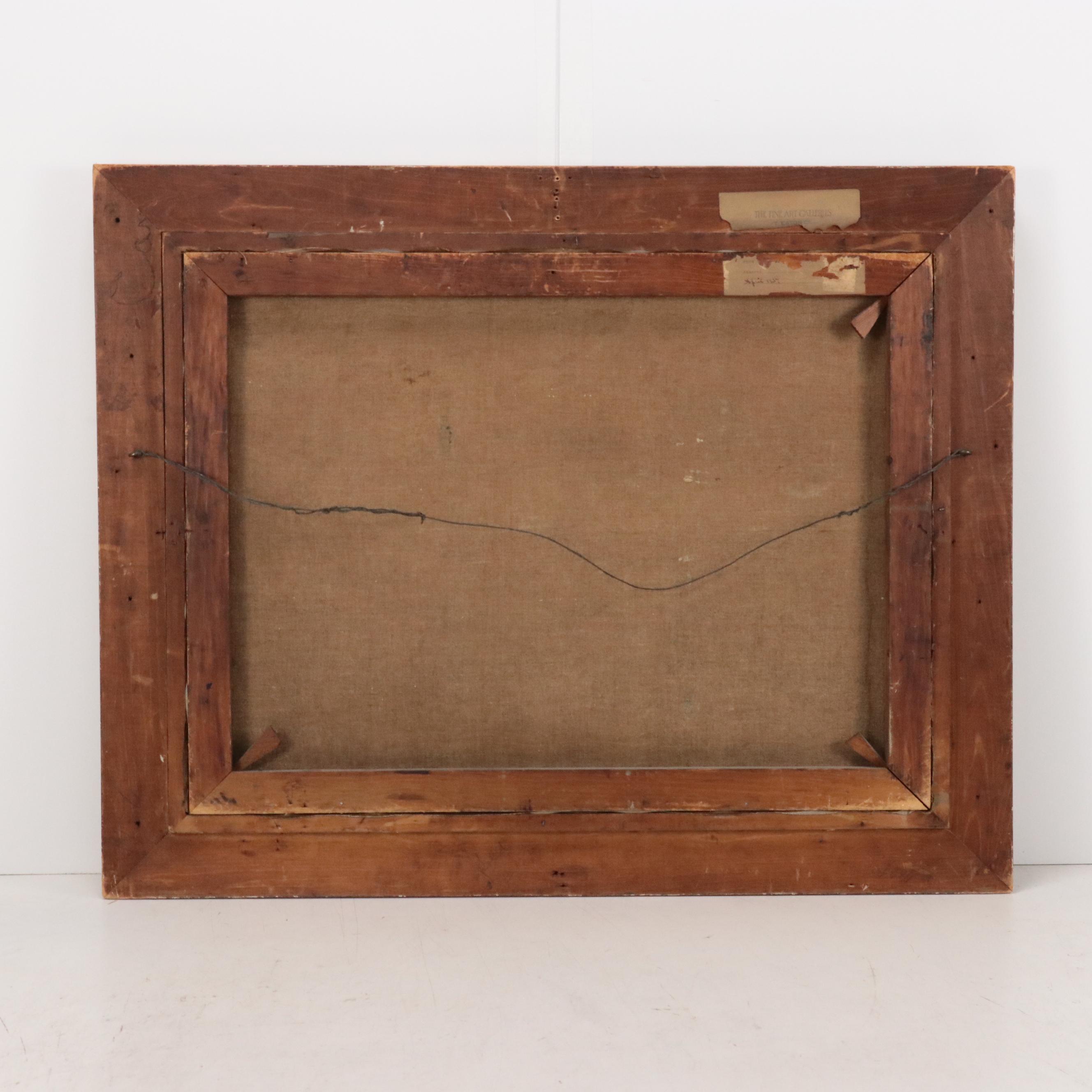 Tom Stone Autumnal Landscape Oil Painting