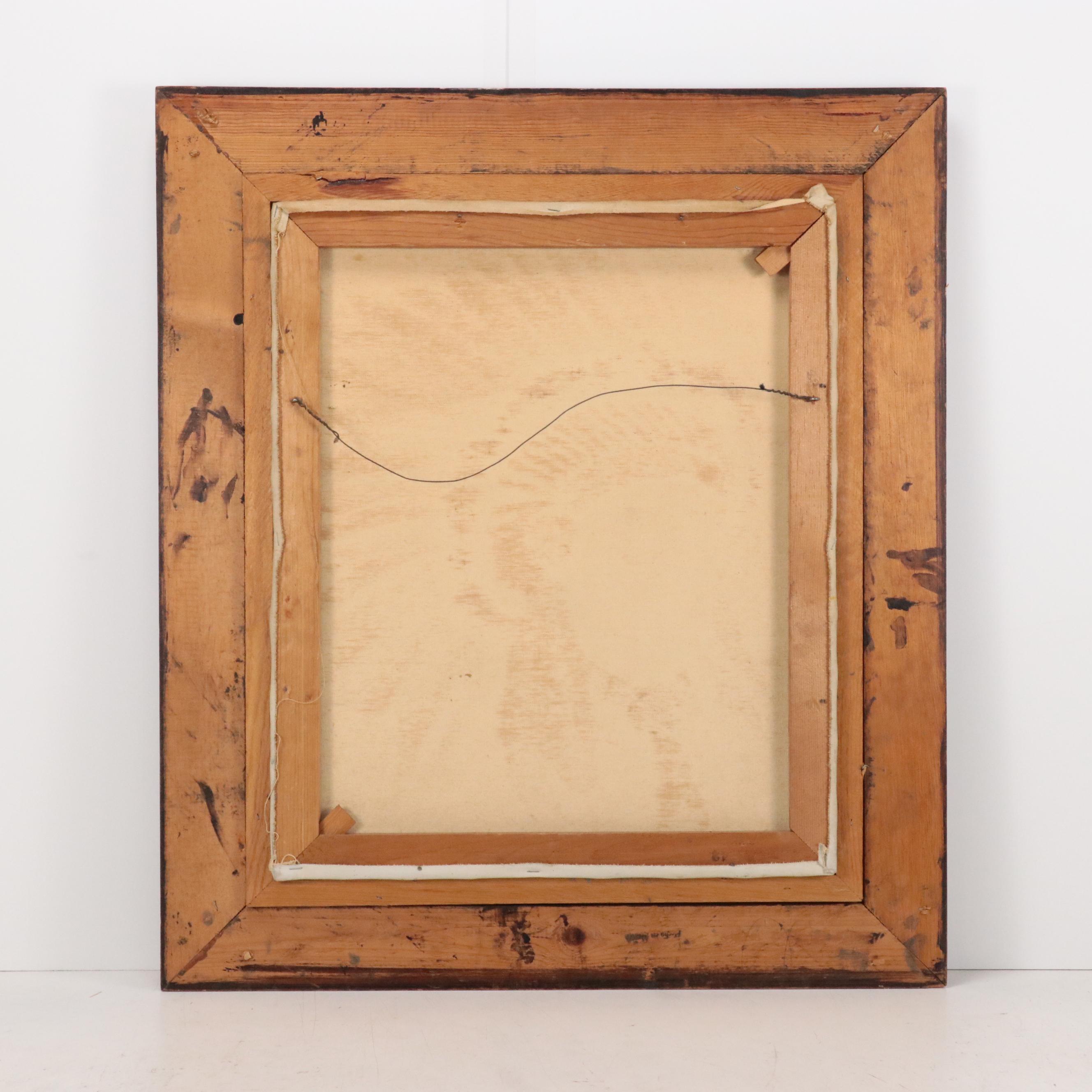 Portrait Oil Painting of Native American Chief Portrait