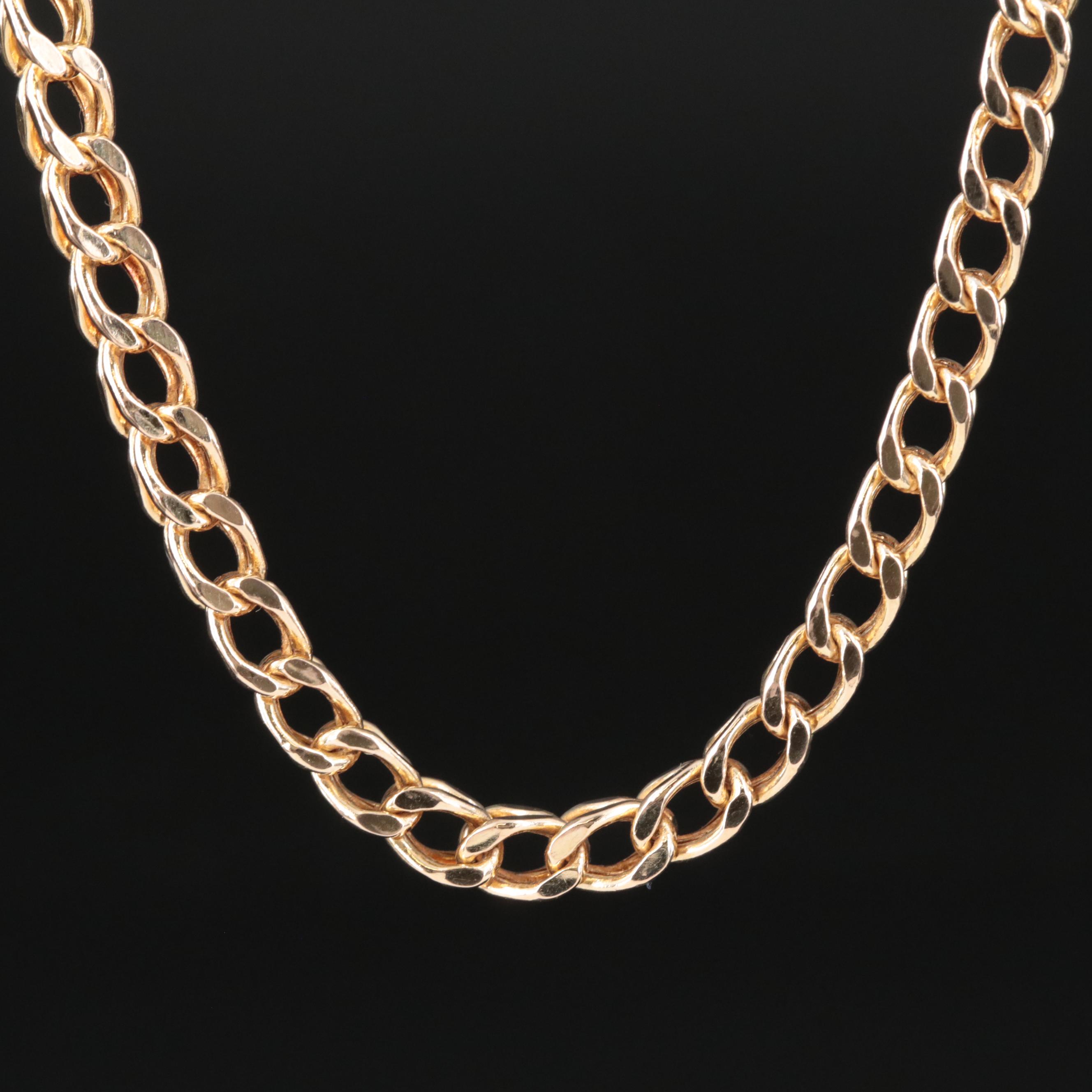 10K Foxtail Link Chain Necklace EBTH