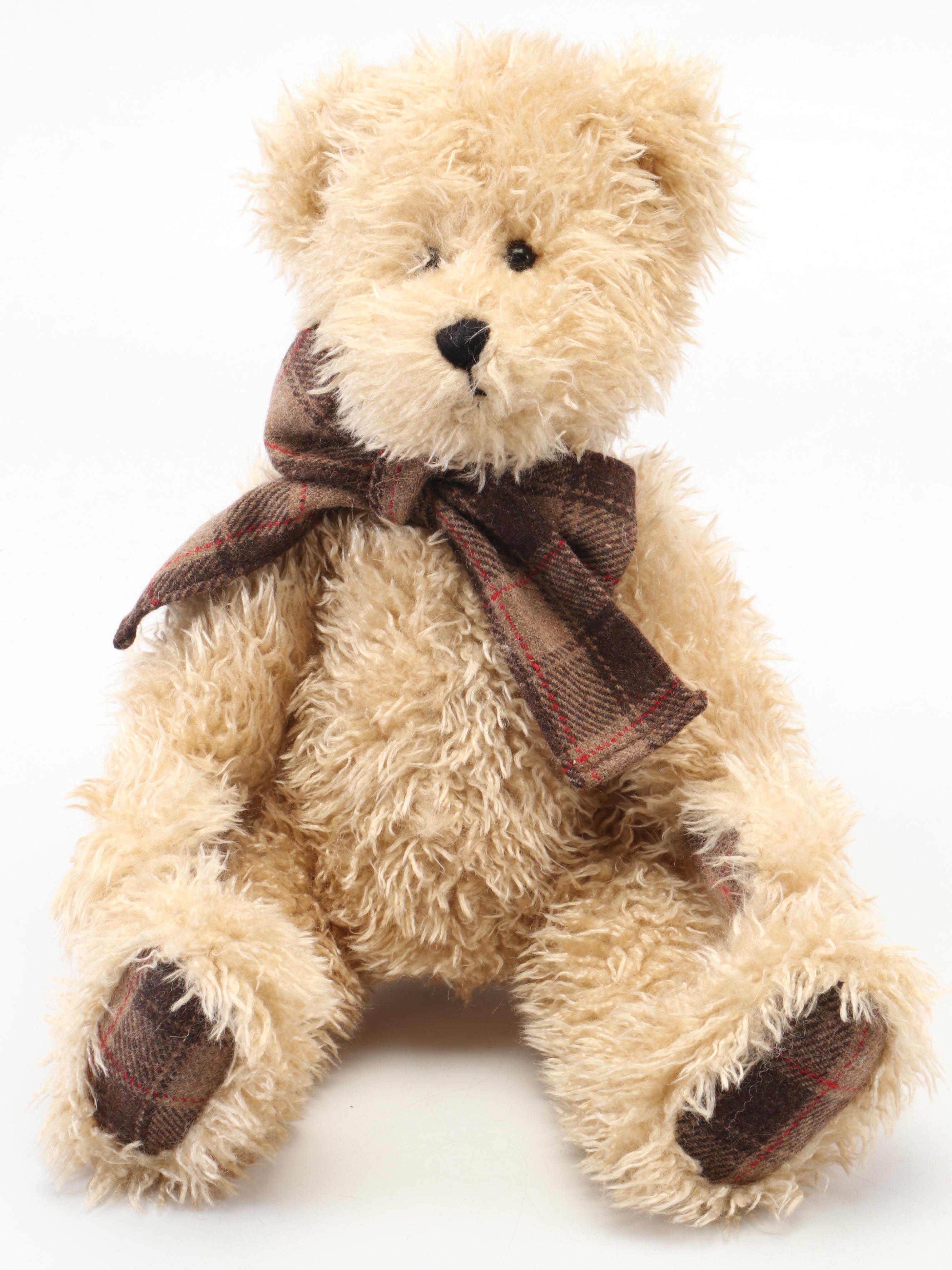 Boyds Bears Head Bean Heirloom Collection "Percy P. Pawsley" with Rocking Horse